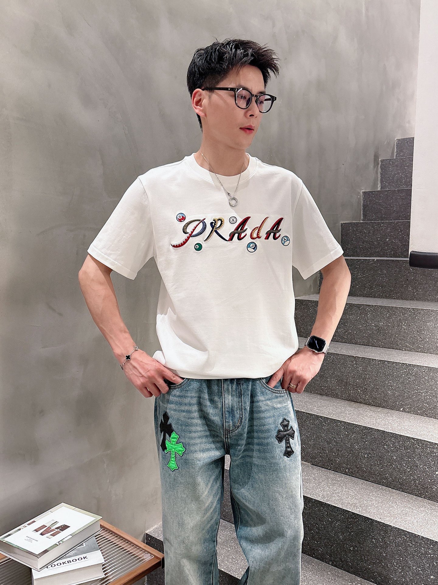 Prada Male Basic Clothing Black S-m-l-xl