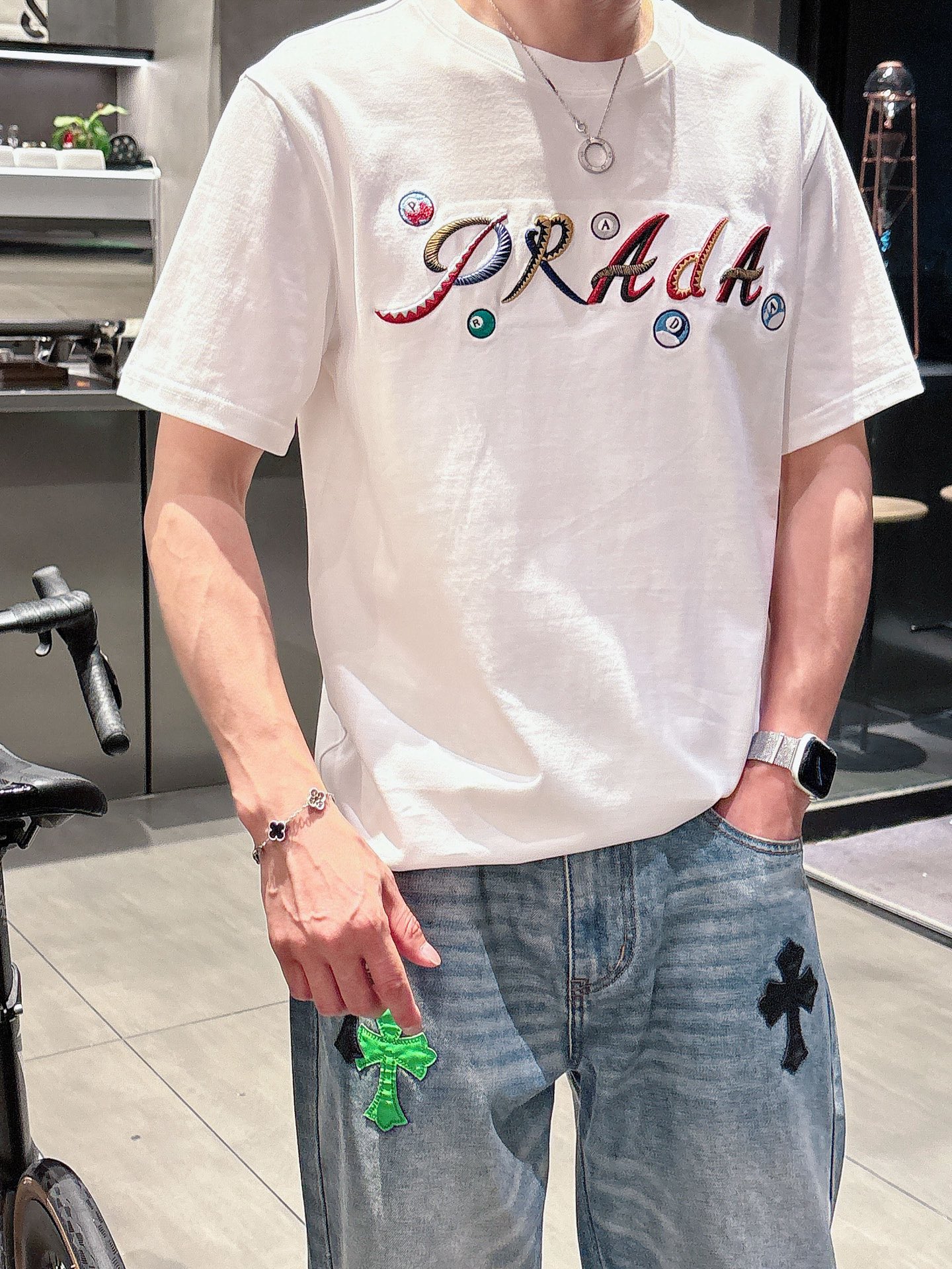 Prada Male Basic Clothing Black S-m-l-xl