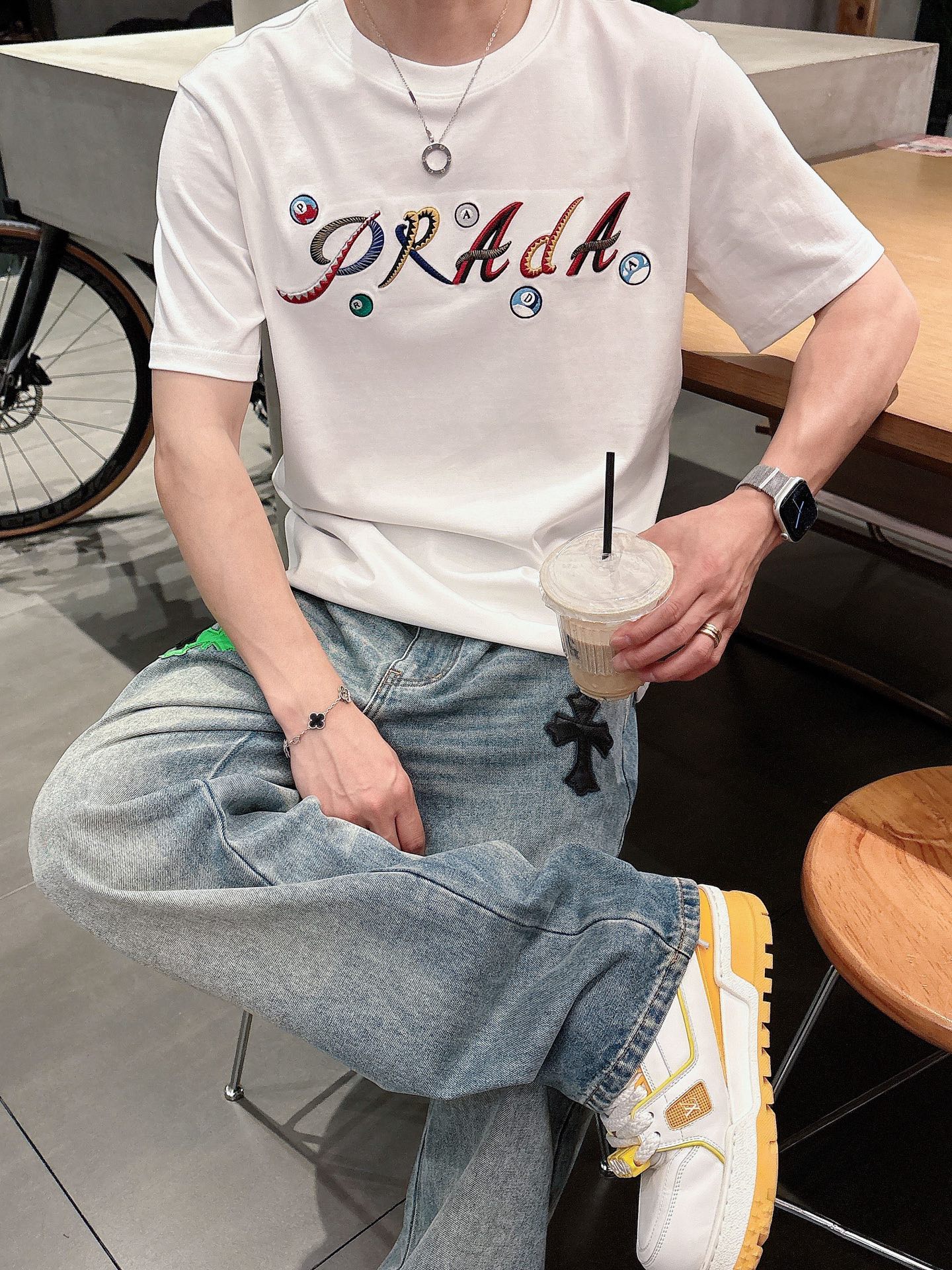 Prada Male Basic Clothing Black S-m-l-xl