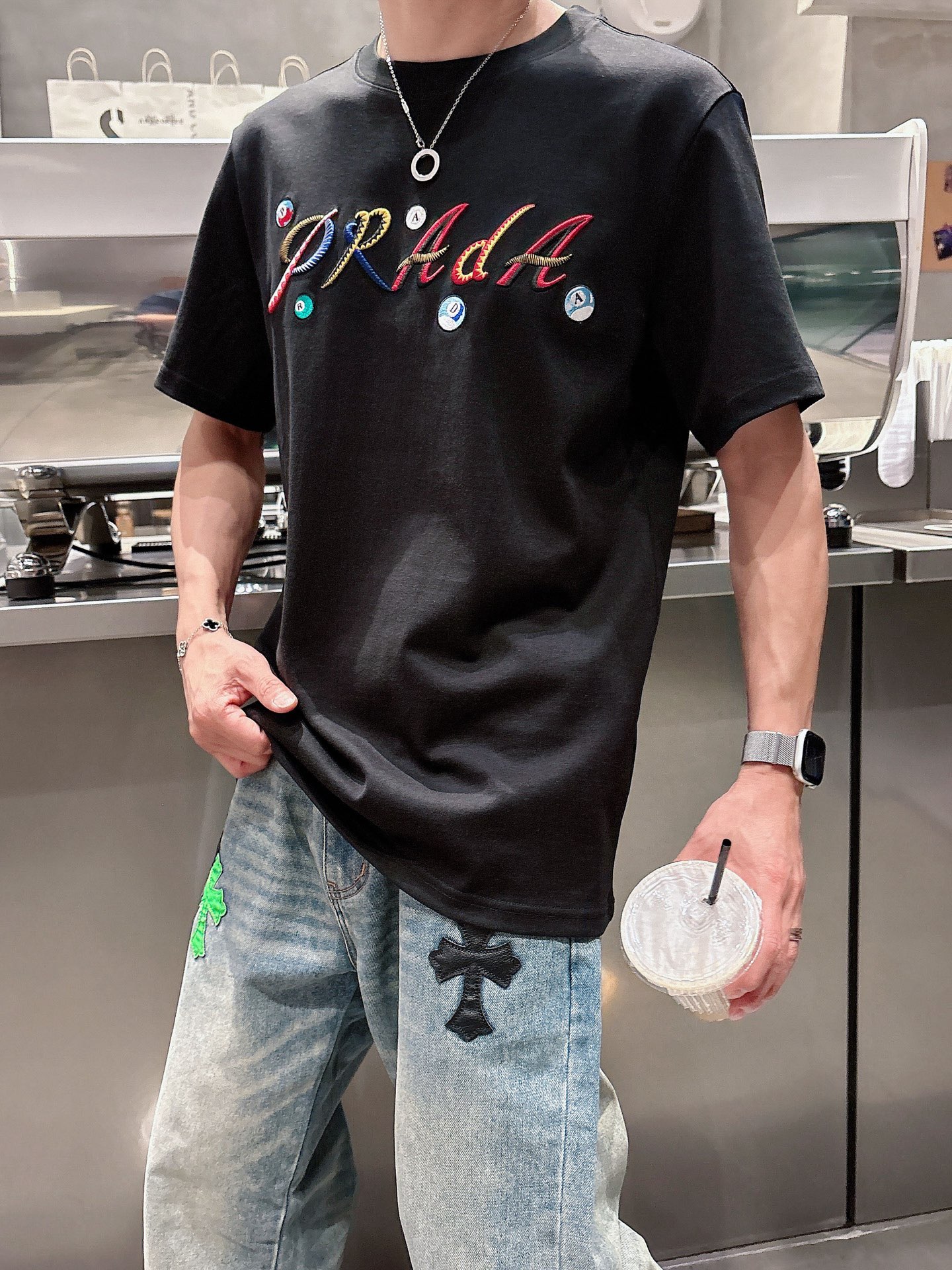 Prada Male Basic Clothing Black S-m-l-xl