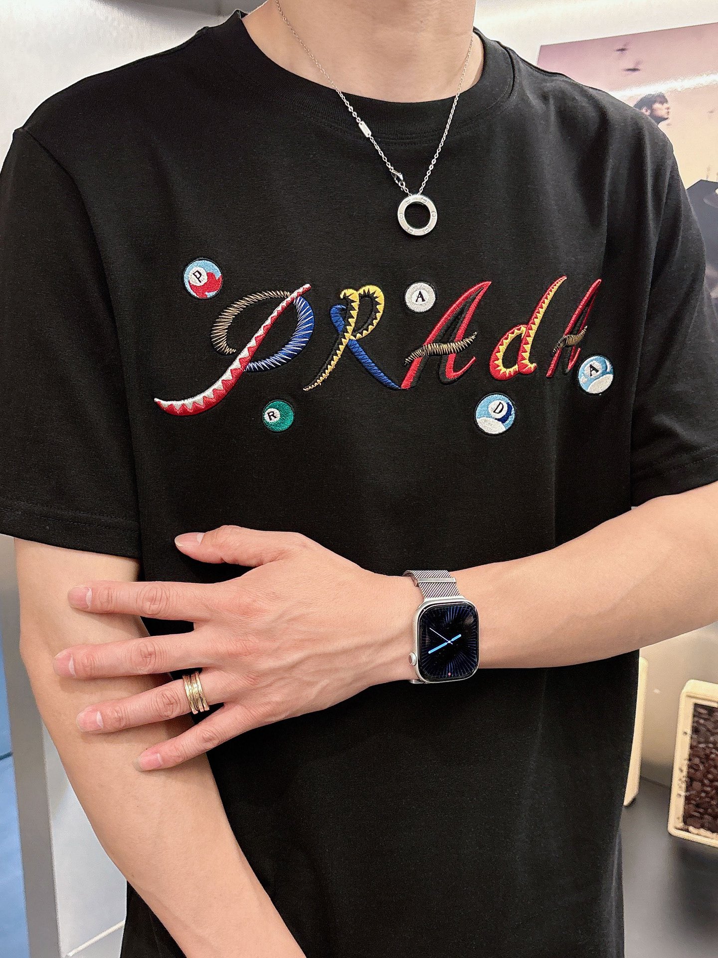 Prada Male Basic Clothing Black S-m-l-xl