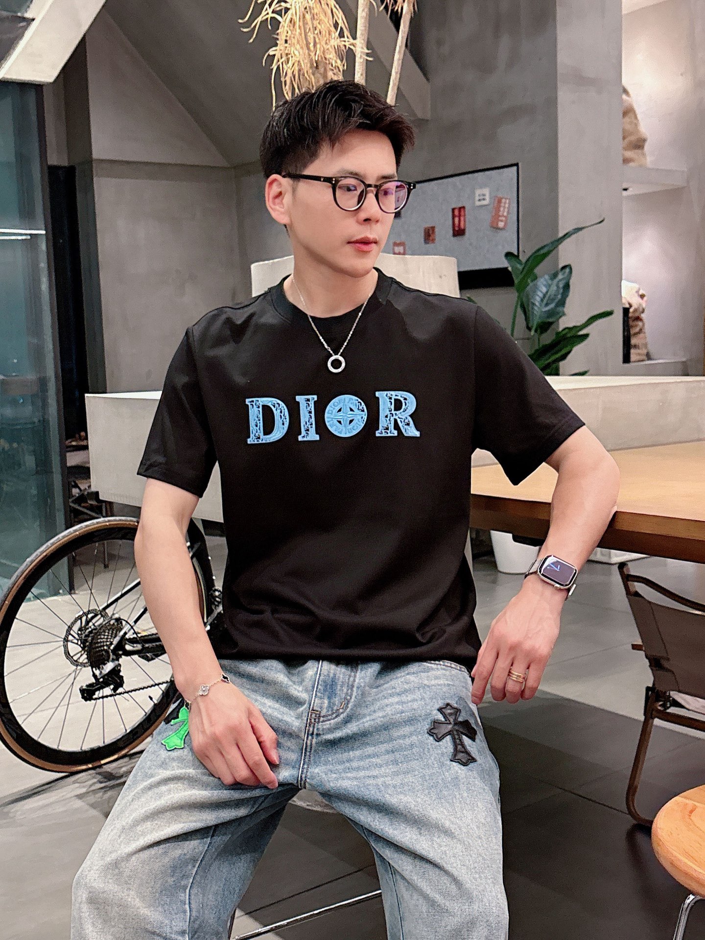 Dior Male Basic Clothing Black S-m-l-xl