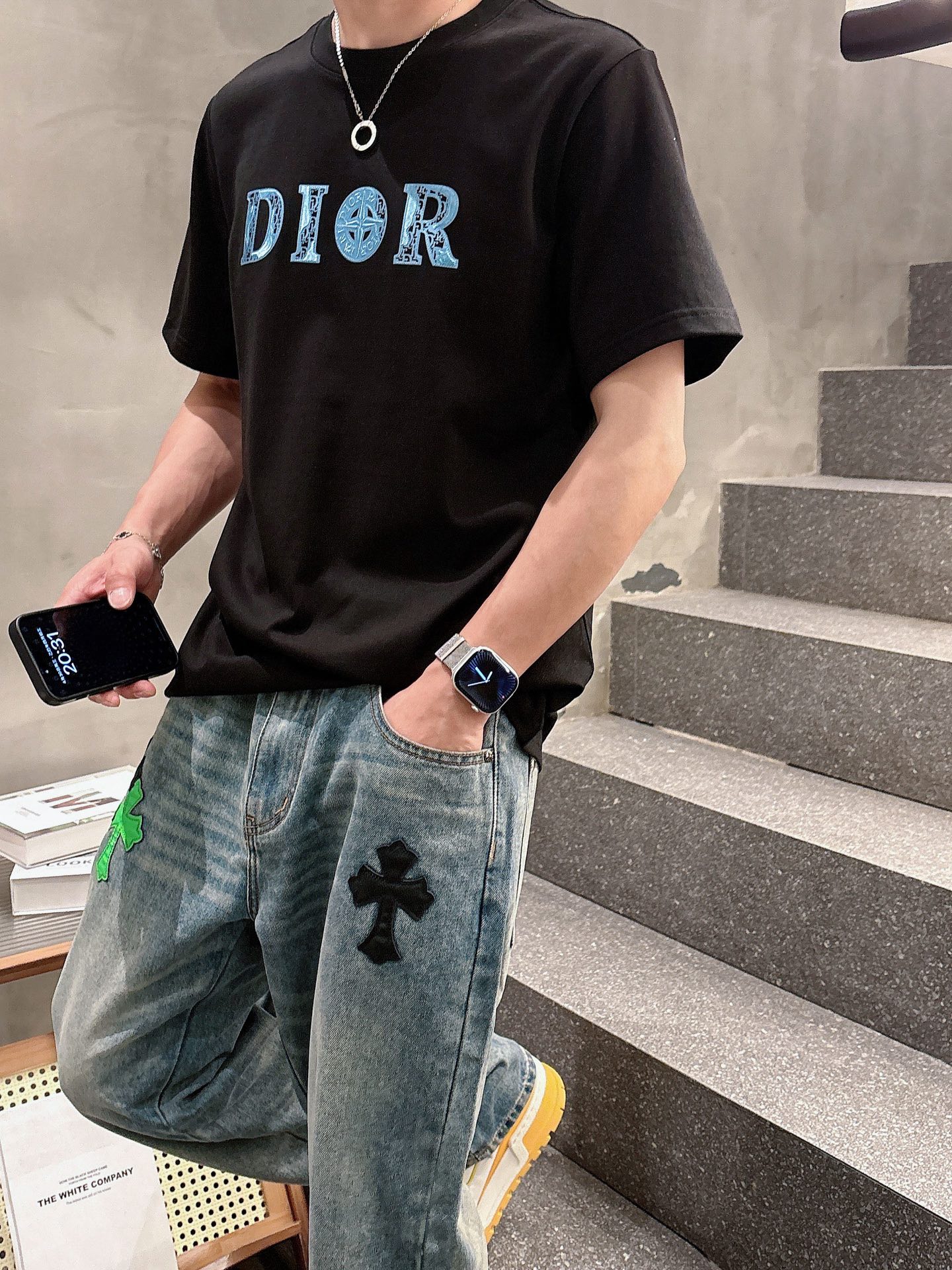 Dior Male Basic Clothing Black S-m-l-xl