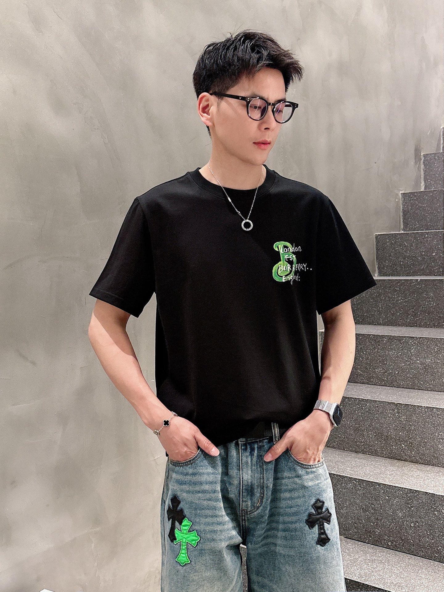 Burberry Male Basic Clothing Black S-m-l-xl