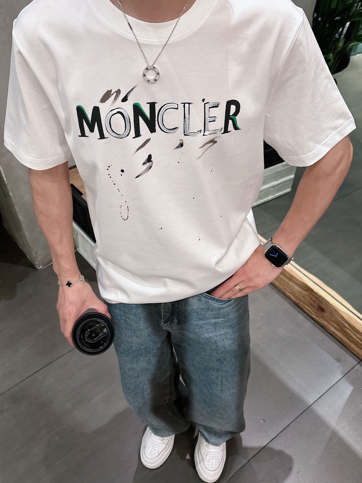 Moncler Male Basic Clothing Black S-m-l-xl