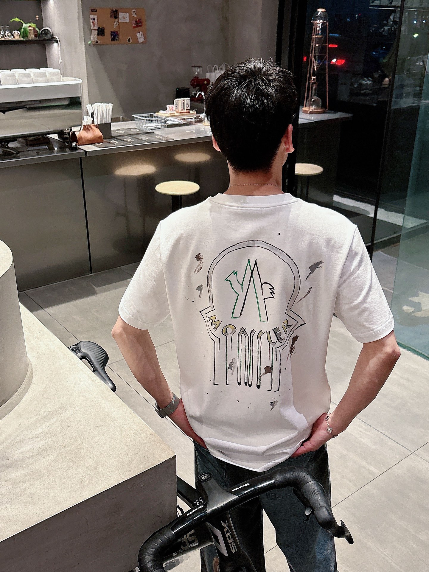 Moncler Male Basic Clothing Black S-m-l-xl