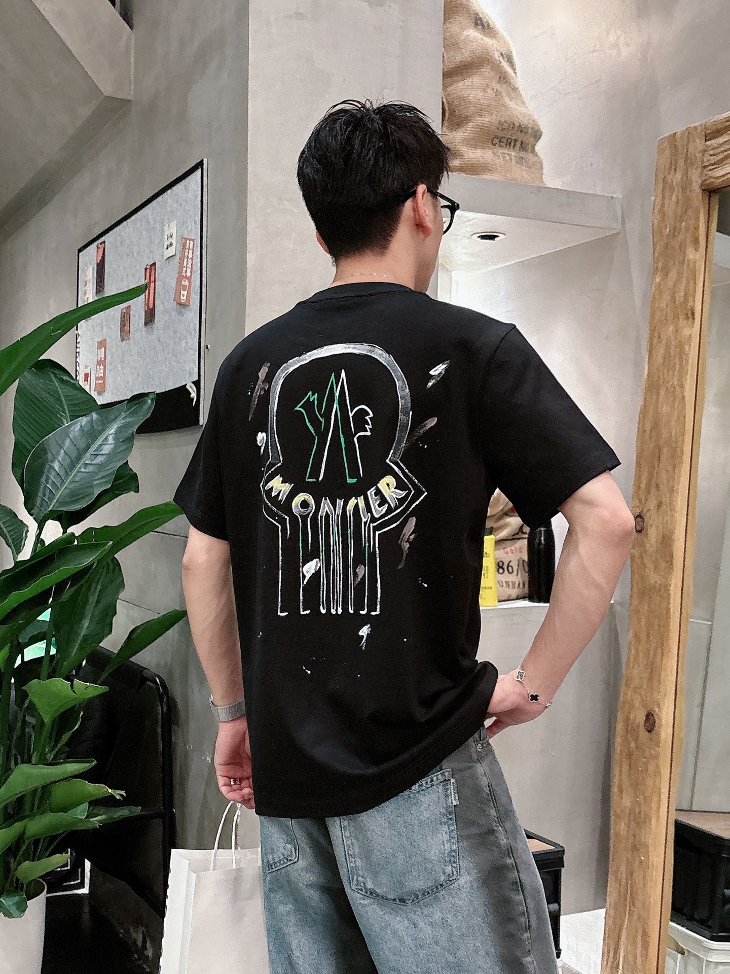 Moncler Male Basic Clothing Black S-m-l-xl