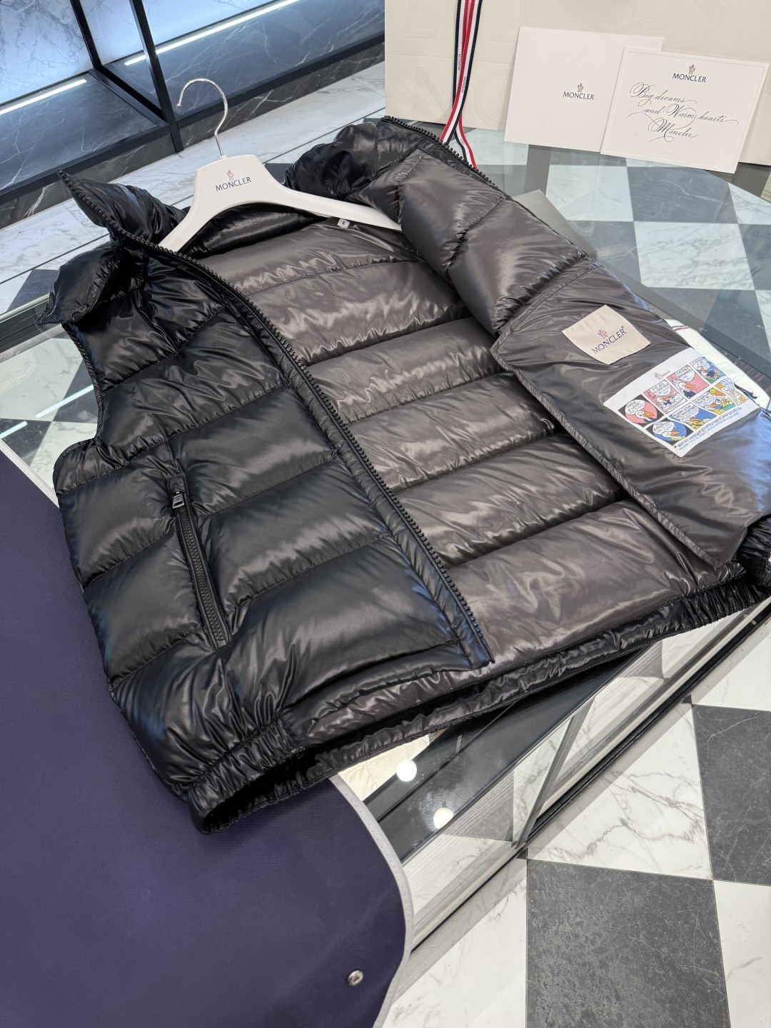 Moncler Male Down Vest Hooded S-m-l