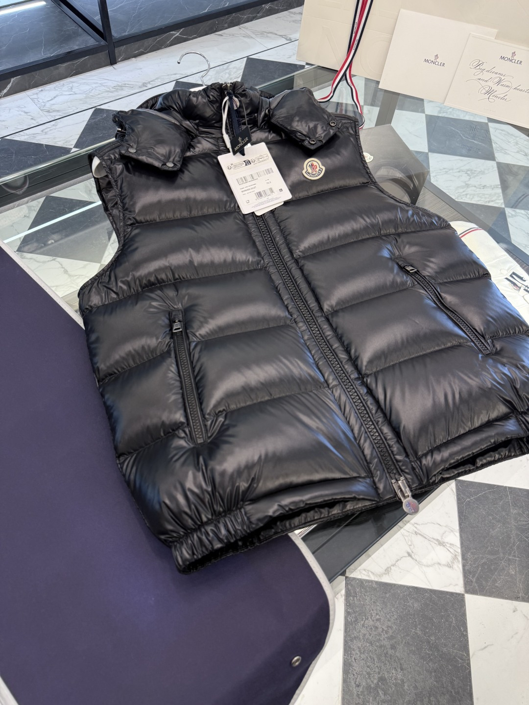 Moncler Male Down Vest Hooded S-m-l