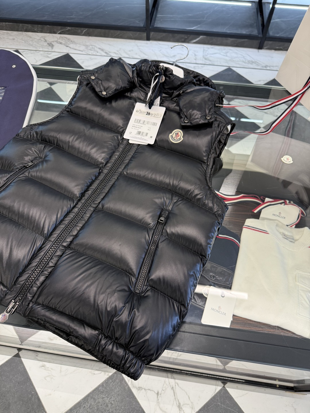 Moncler Male Down Vest Hooded S-m-l