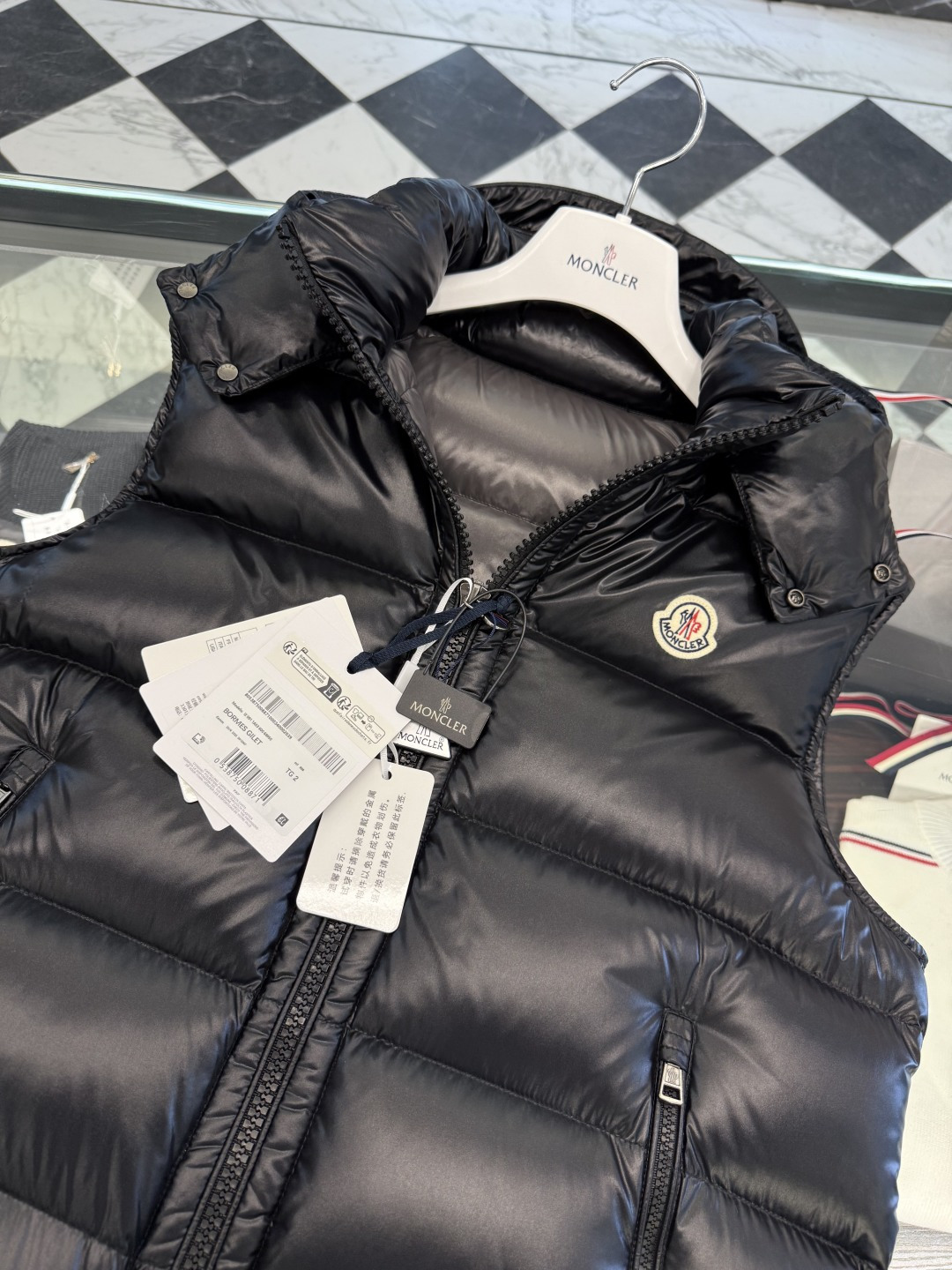 Moncler Male Down Vest Hooded S-m-l
