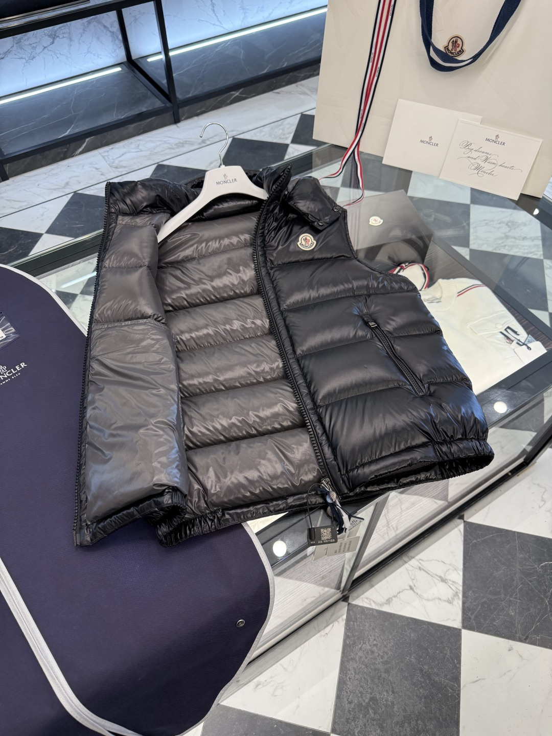 Moncler Male Down Vest Hooded S-m-l