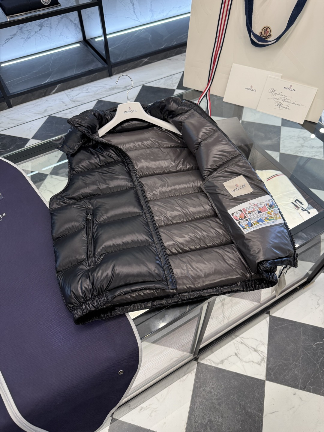 Moncler Male Down Vest Hooded S-m-l
