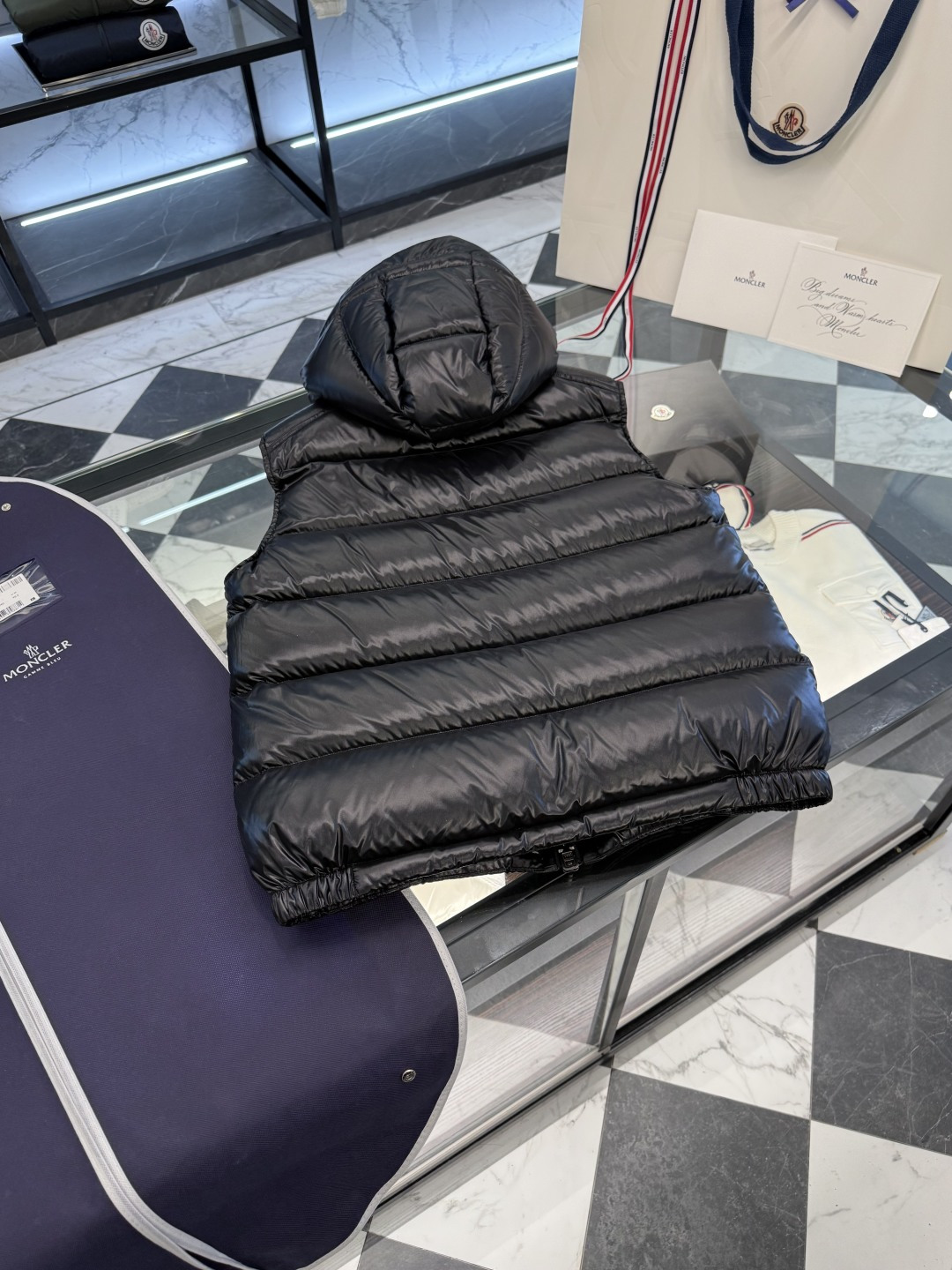 Moncler Male Down Vest Hooded S-m-l