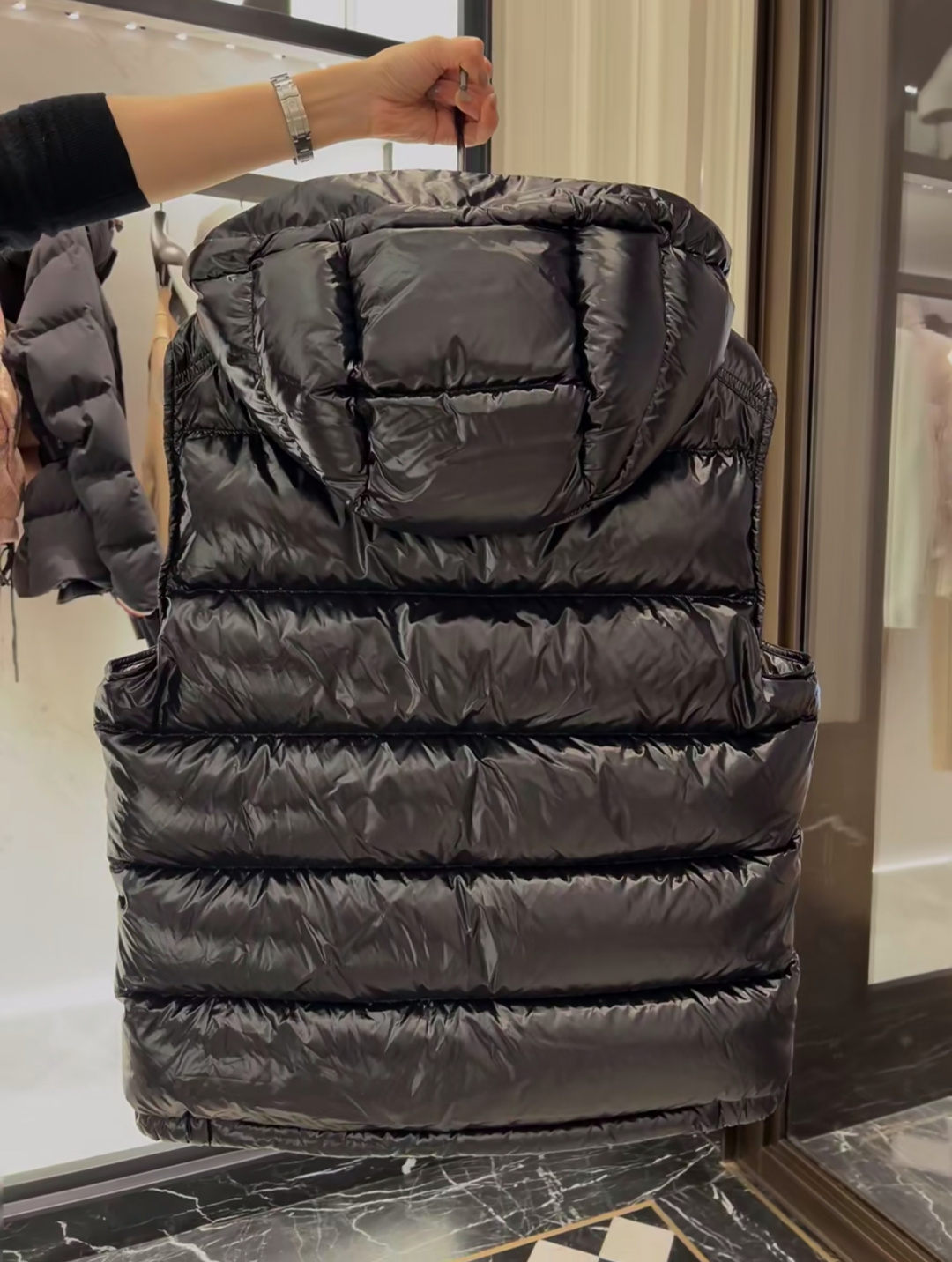 Moncler Male Down Vest Hooded S-m-l