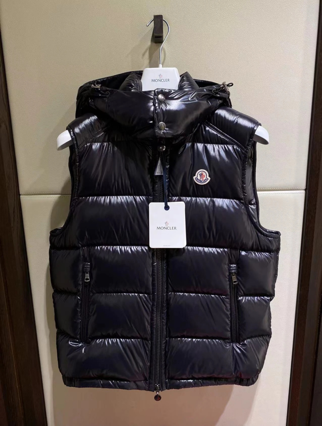 Moncler Male Down Vest Hooded S-m-l