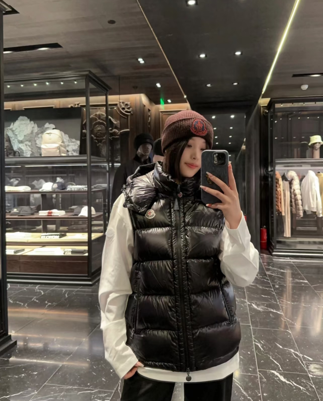 Moncler Male Down Vest Hooded S-m-l