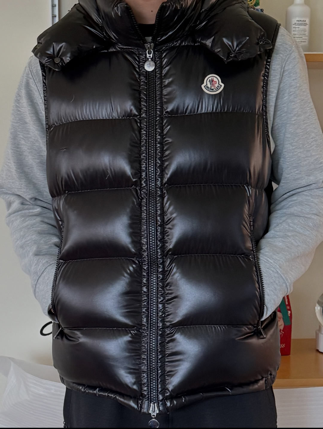 Moncler Male Down Vest Hooded S-m-l