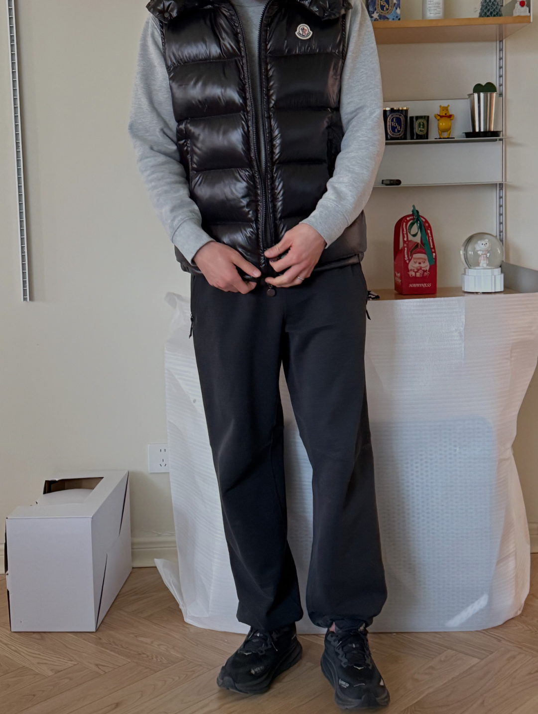 Moncler Male Down Vest Hooded S-m-l