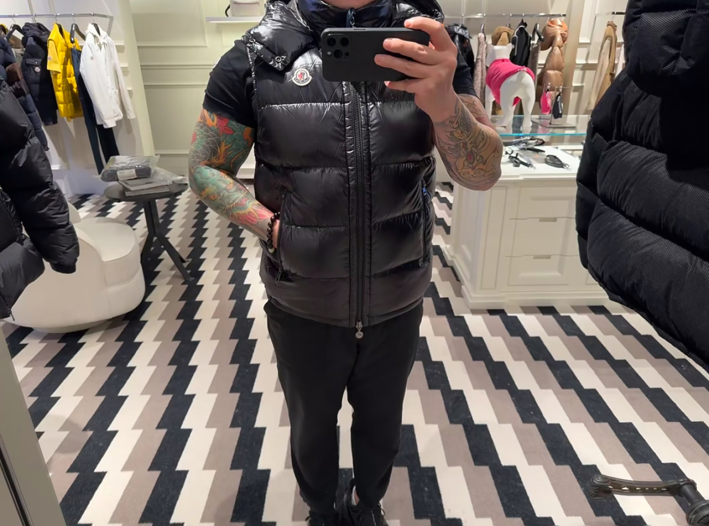 Moncler Male Down Vest Hooded S-m-l