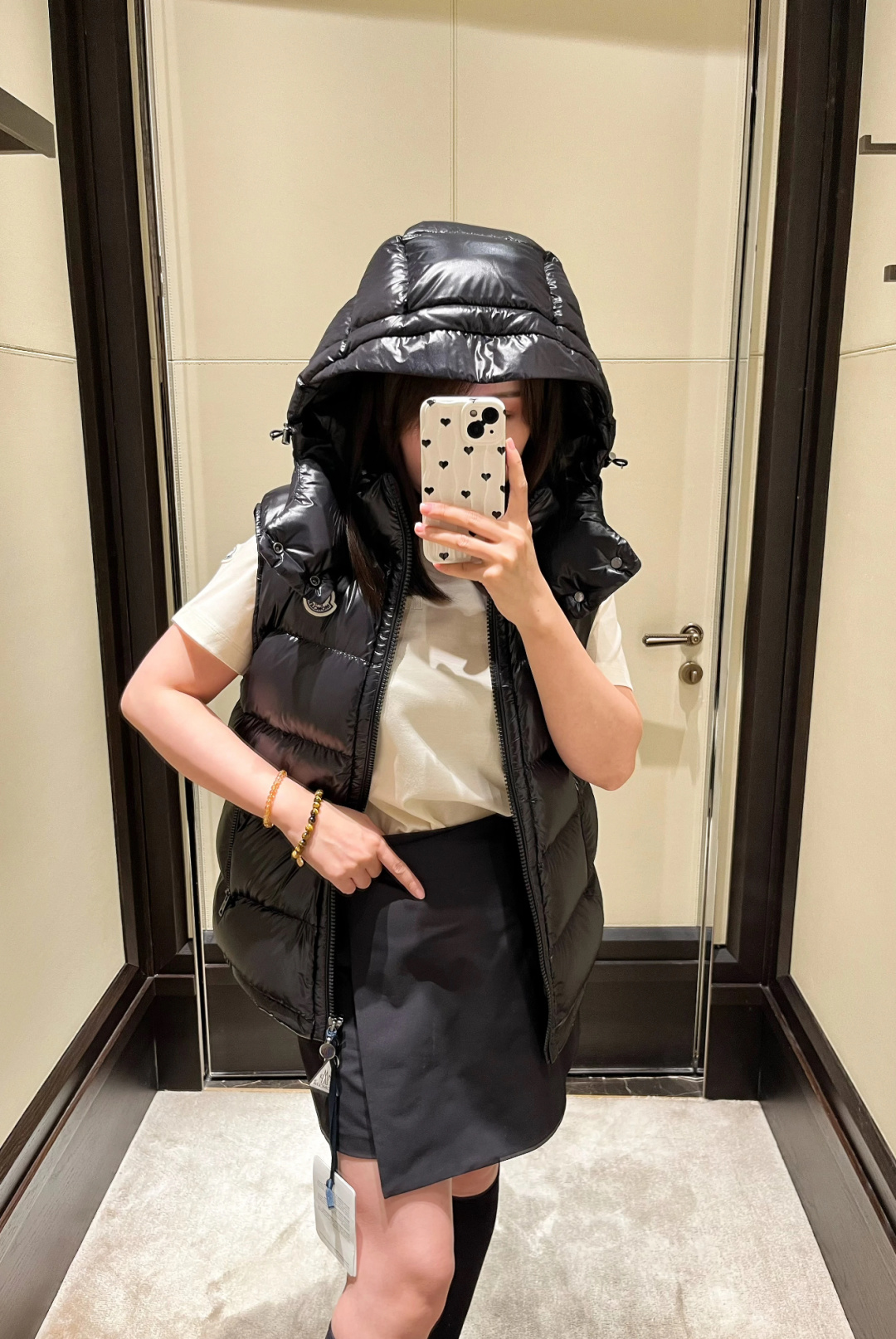 Moncler Male Down Vest Hooded S-m-l