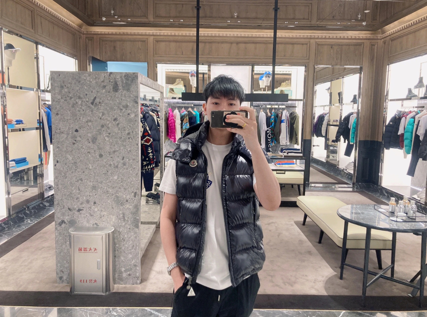 Moncler Male Down Vest Hooded S-m-l