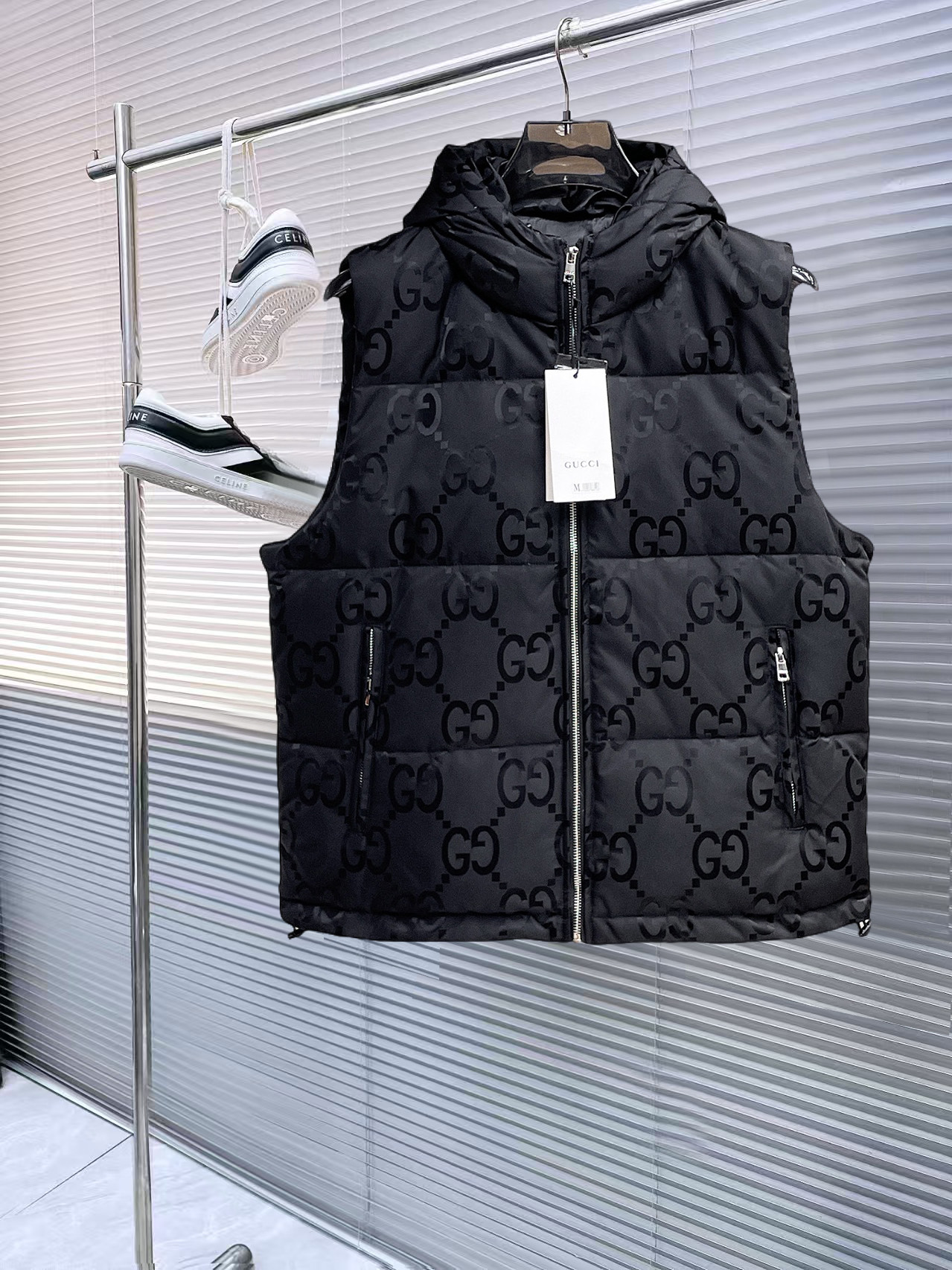 Gucci Couple Down Vest White Duck Down M-xl