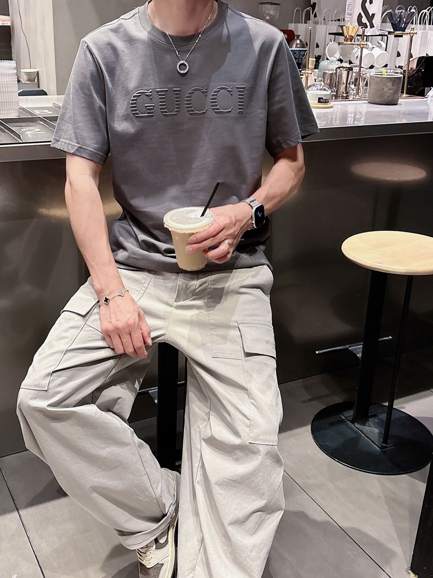 Gucci Male Basic Clothing Black S-m-l-xl