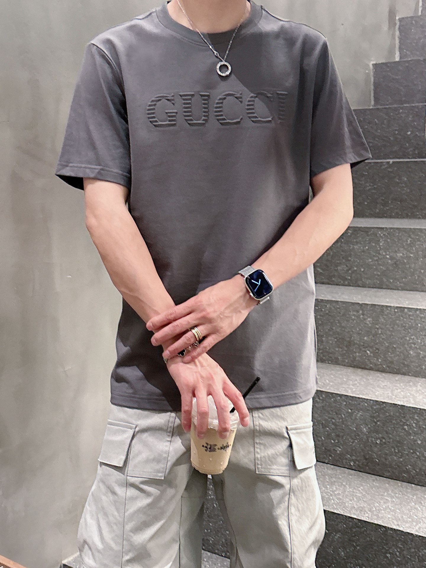 Gucci Male Basic Clothing Black S-m-l-xl