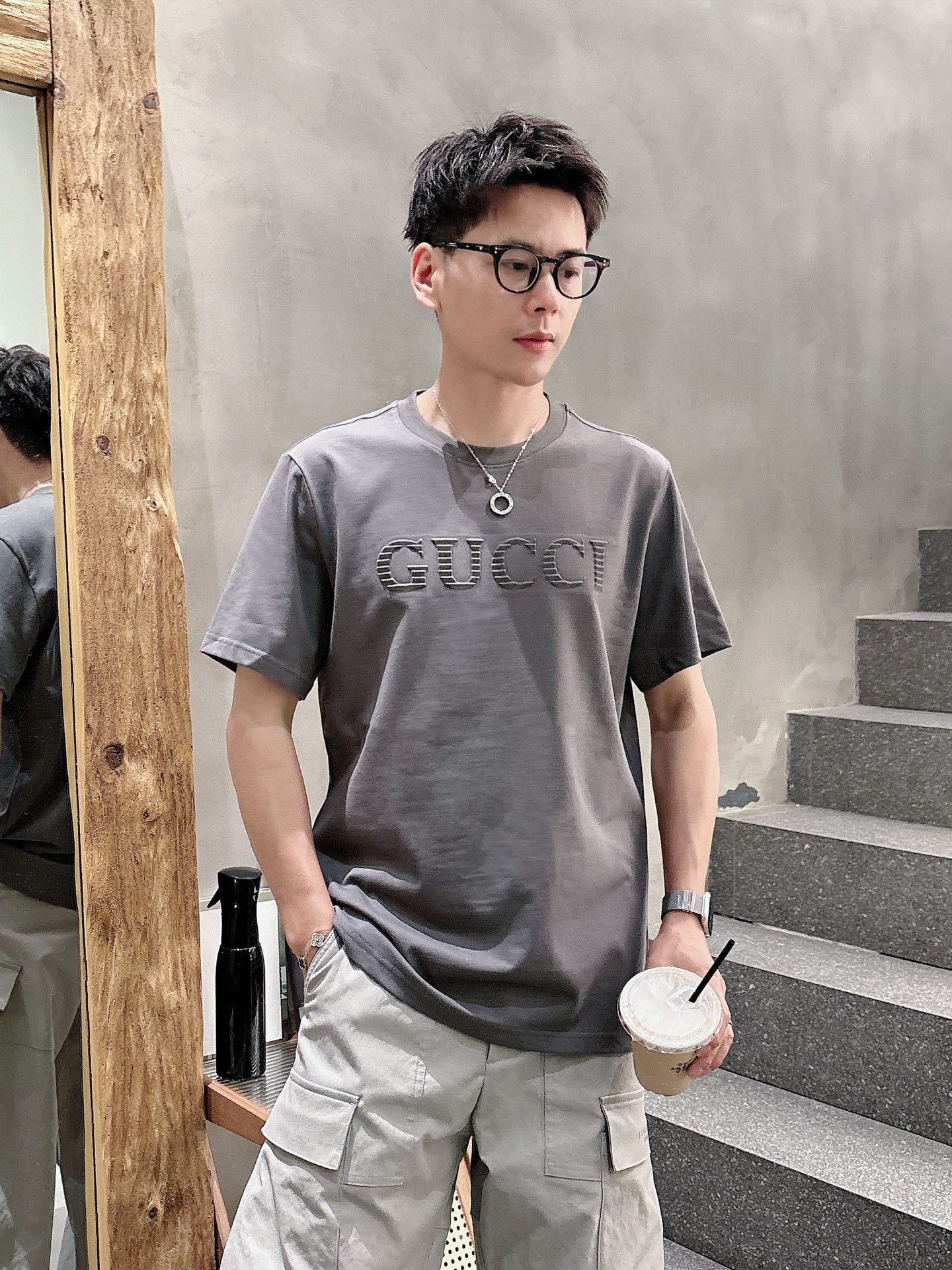 Gucci Male Basic Clothing Black S-m-l-xl