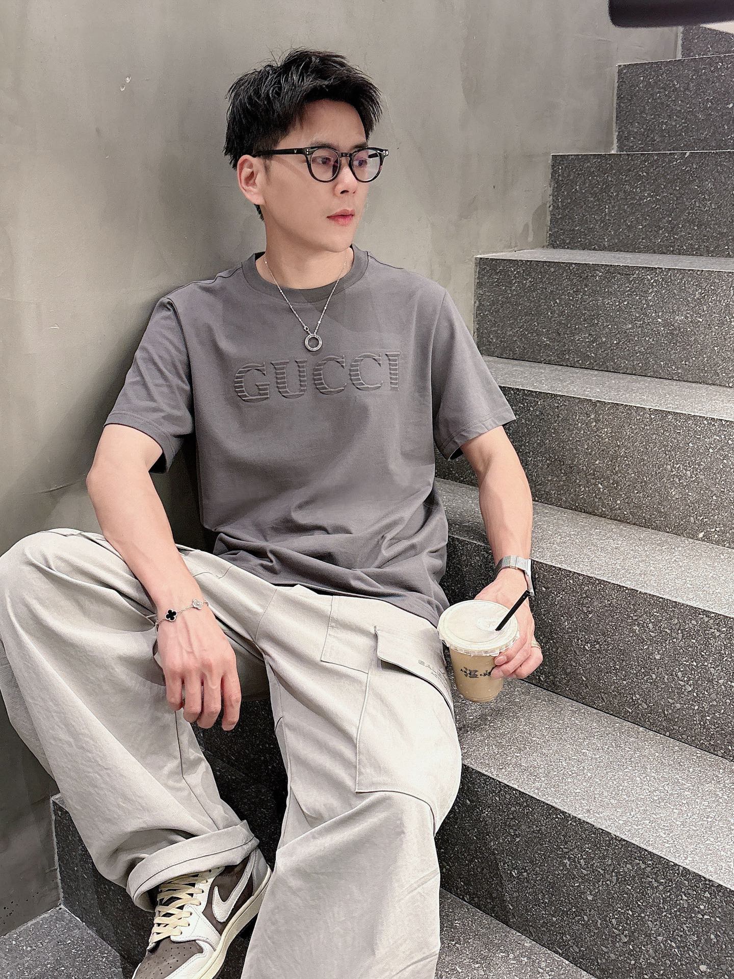 Gucci Male Basic Clothing Black S-m-l-xl