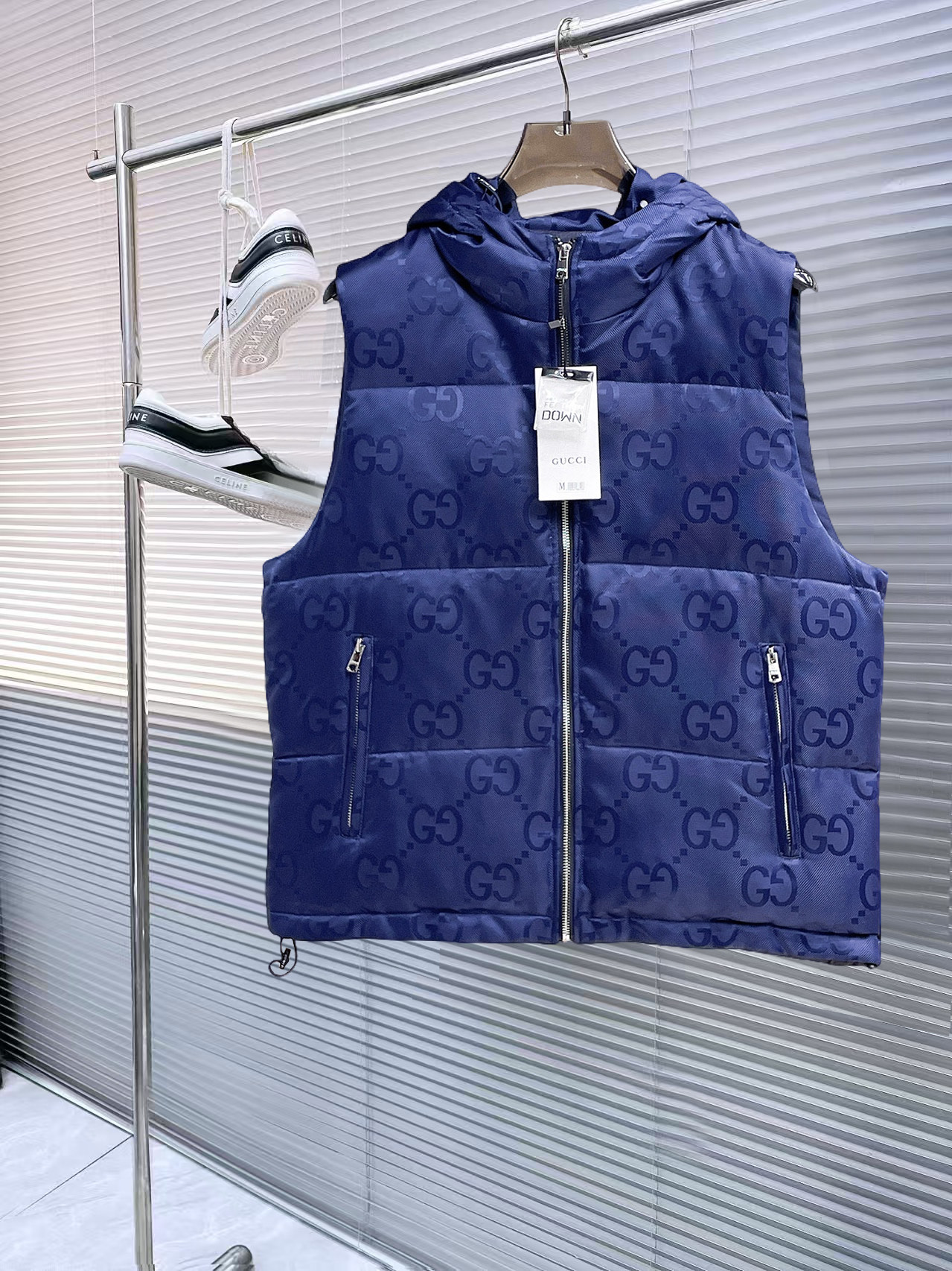 Gucci Couple Down Vest White Duck Down M-xl