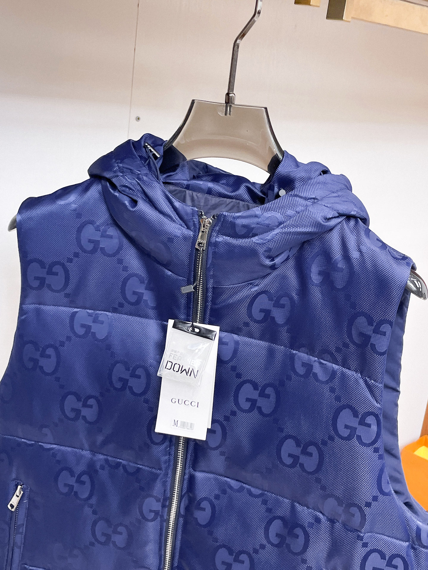 Gucci Couple Down Vest White Duck Down M-xl