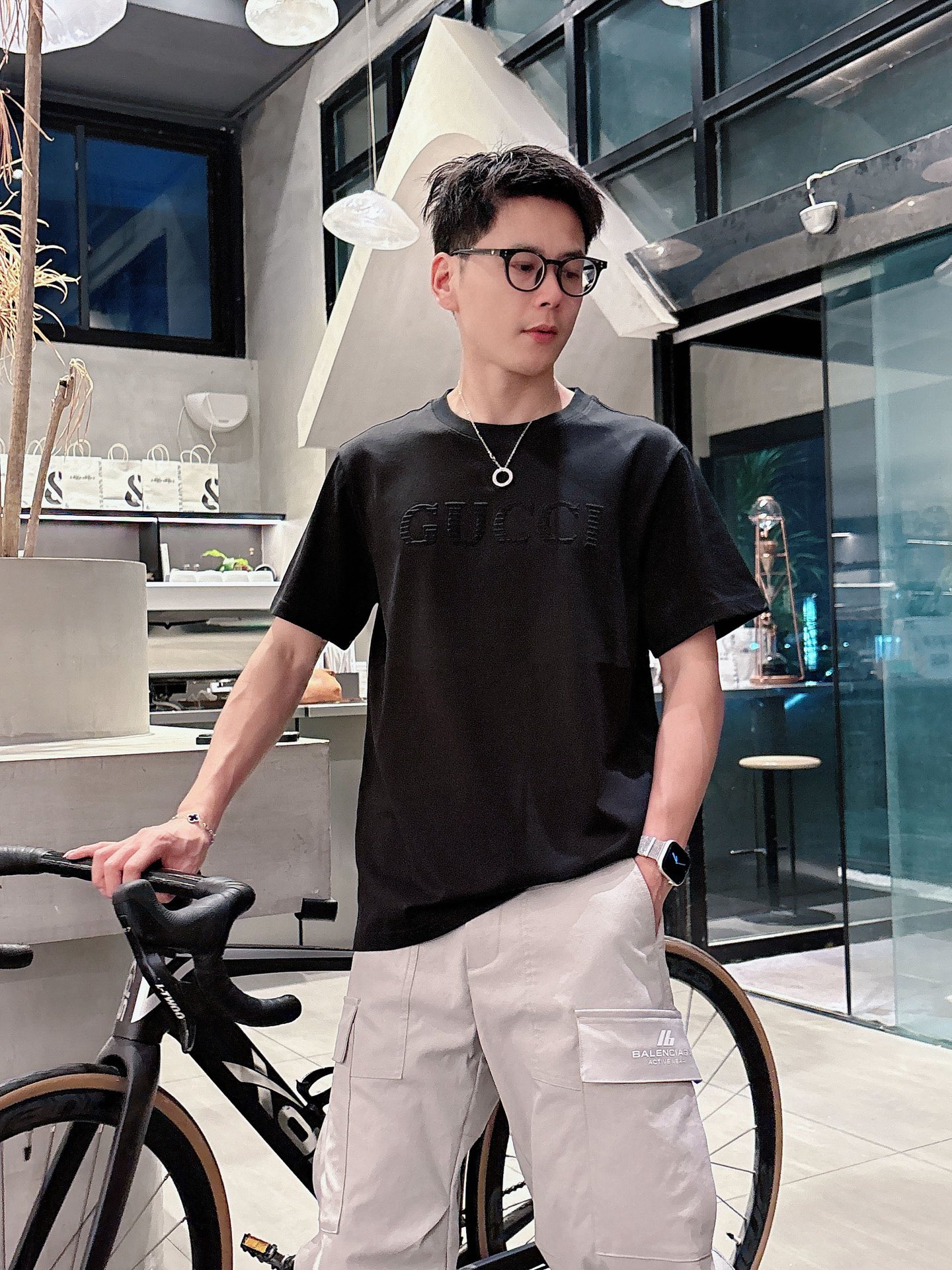 Gucci Male Basic Clothing Black S-m-l-xl
