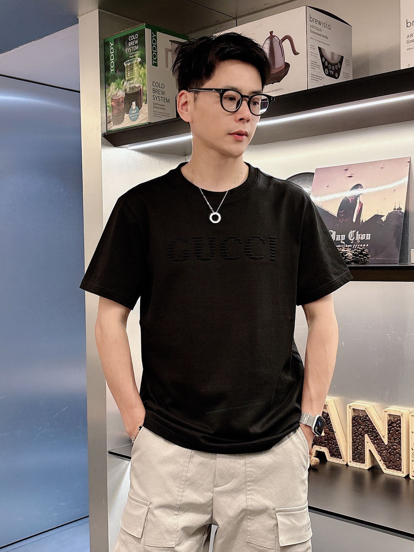 Gucci Male Basic Clothing Black S-m-l-xl