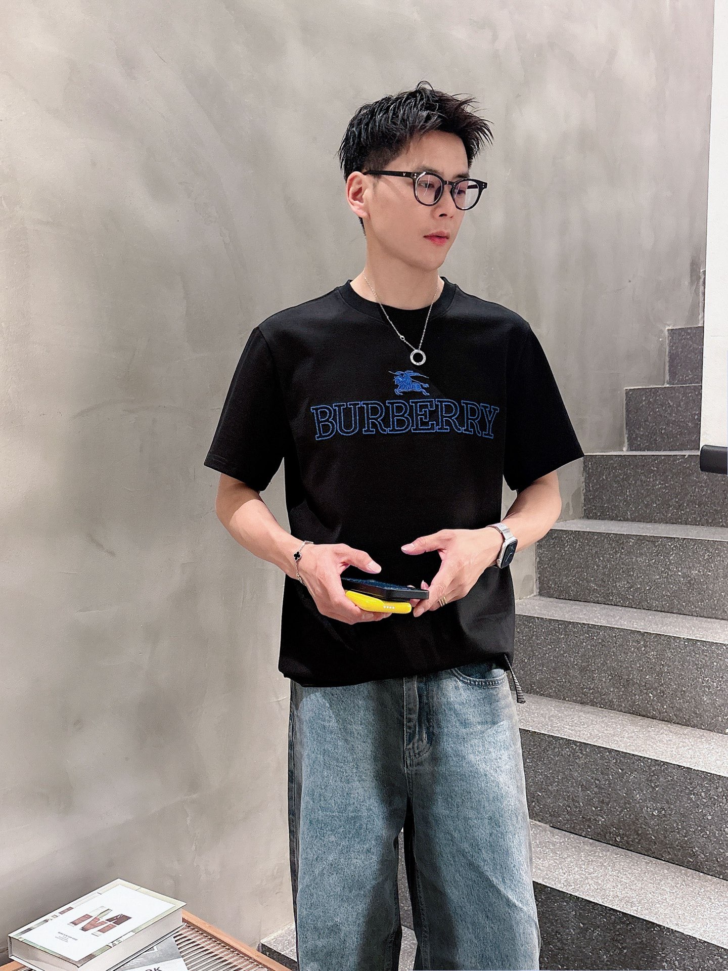 Burberry Male Basic Clothing Black S-m-l-xl