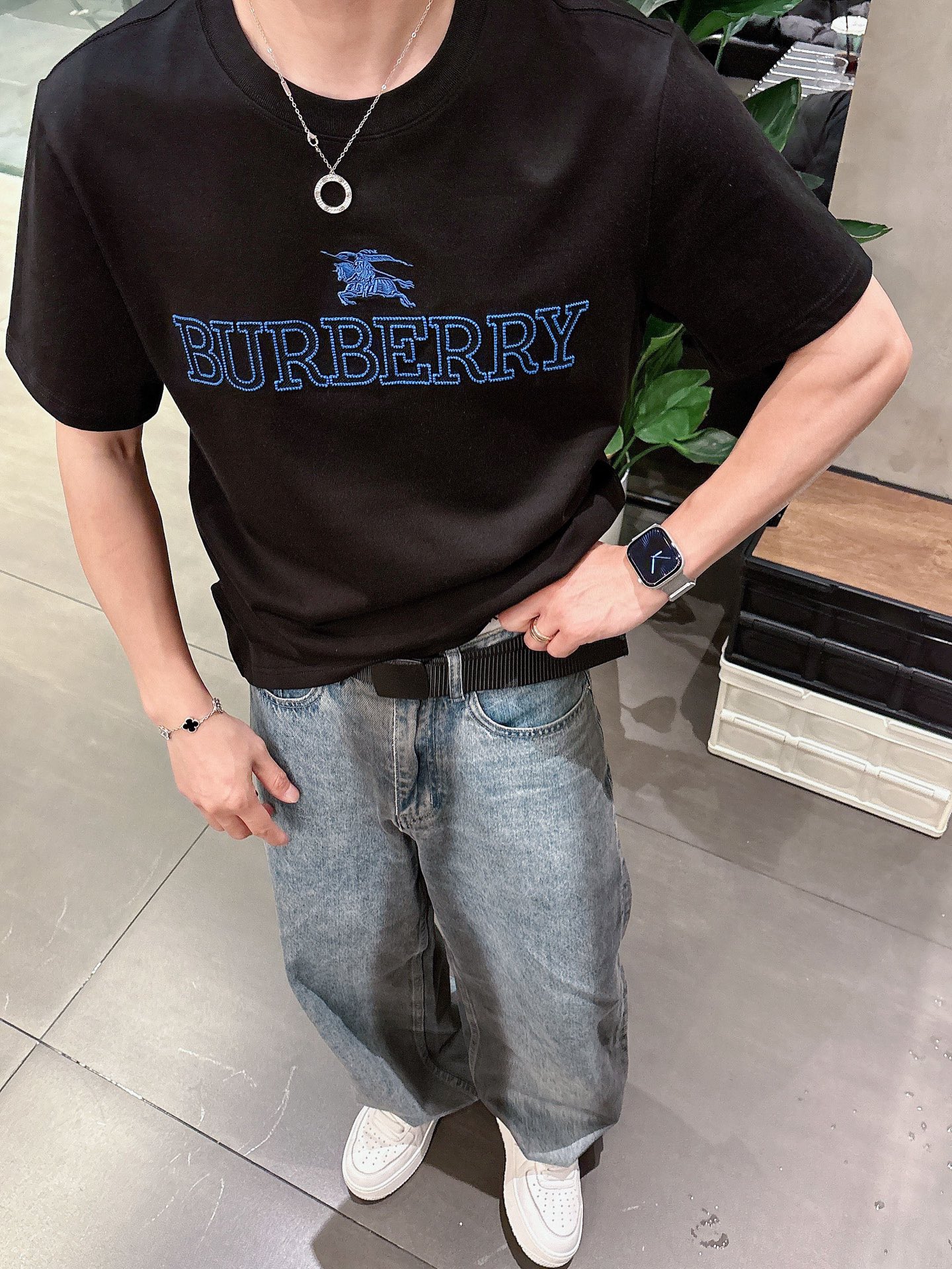 Burberry Male Basic Clothing Black S-m-l-xl
