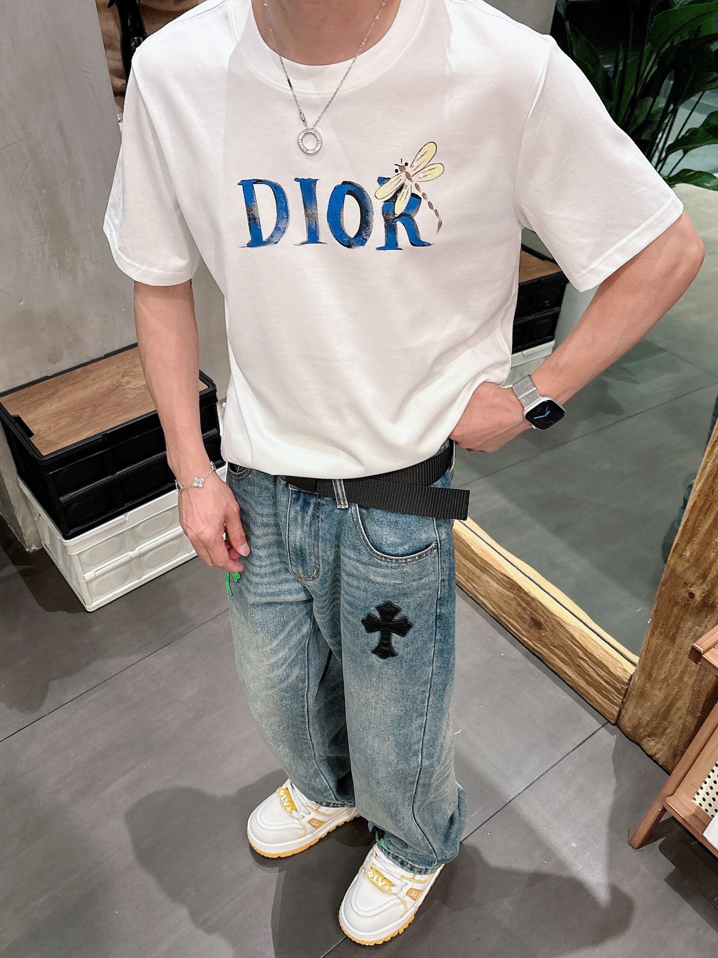 Dior Male Basic Clothing Black S-m-l-xl