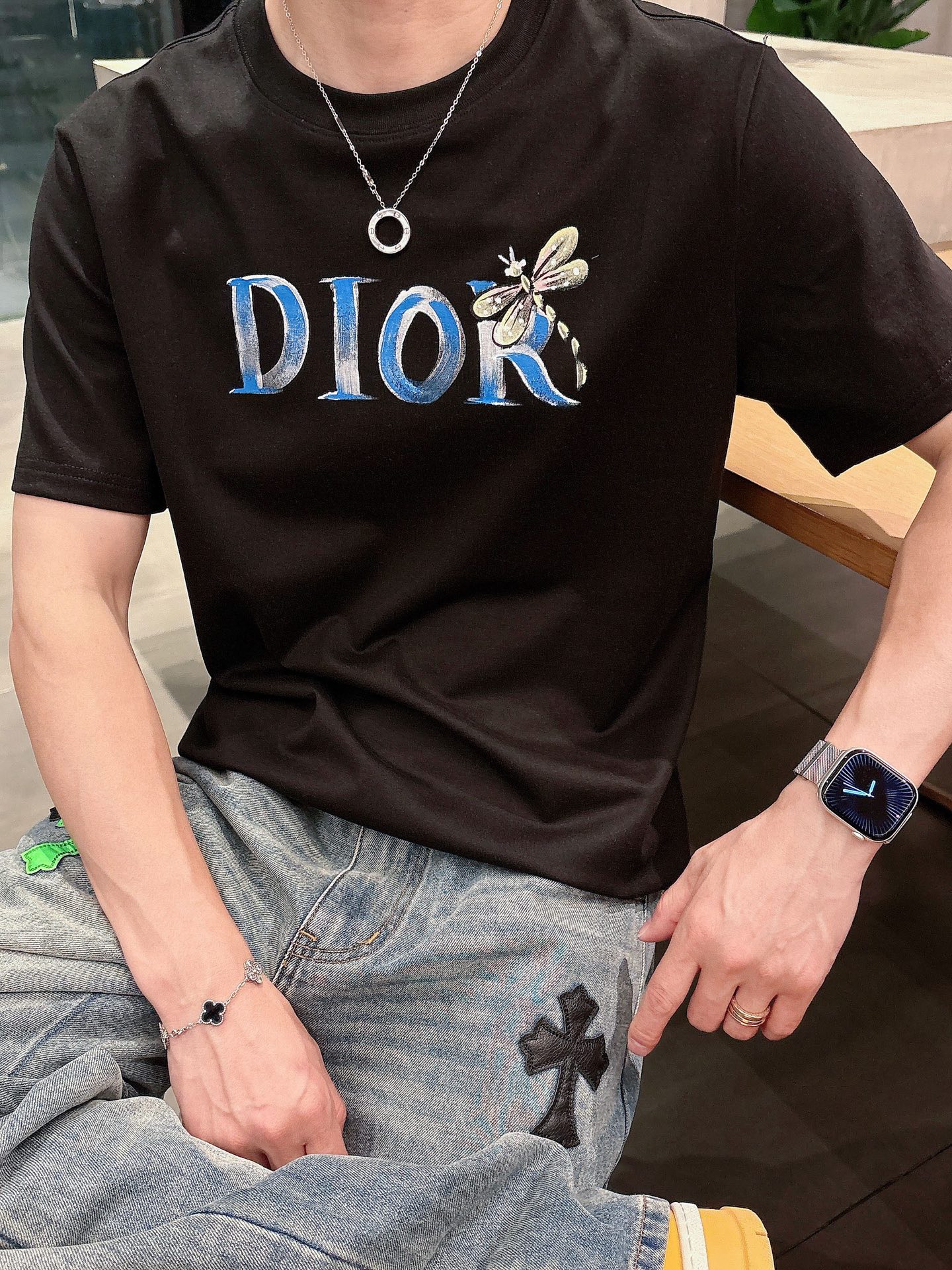 Dior Male Basic Clothing Black S-m-l-xl