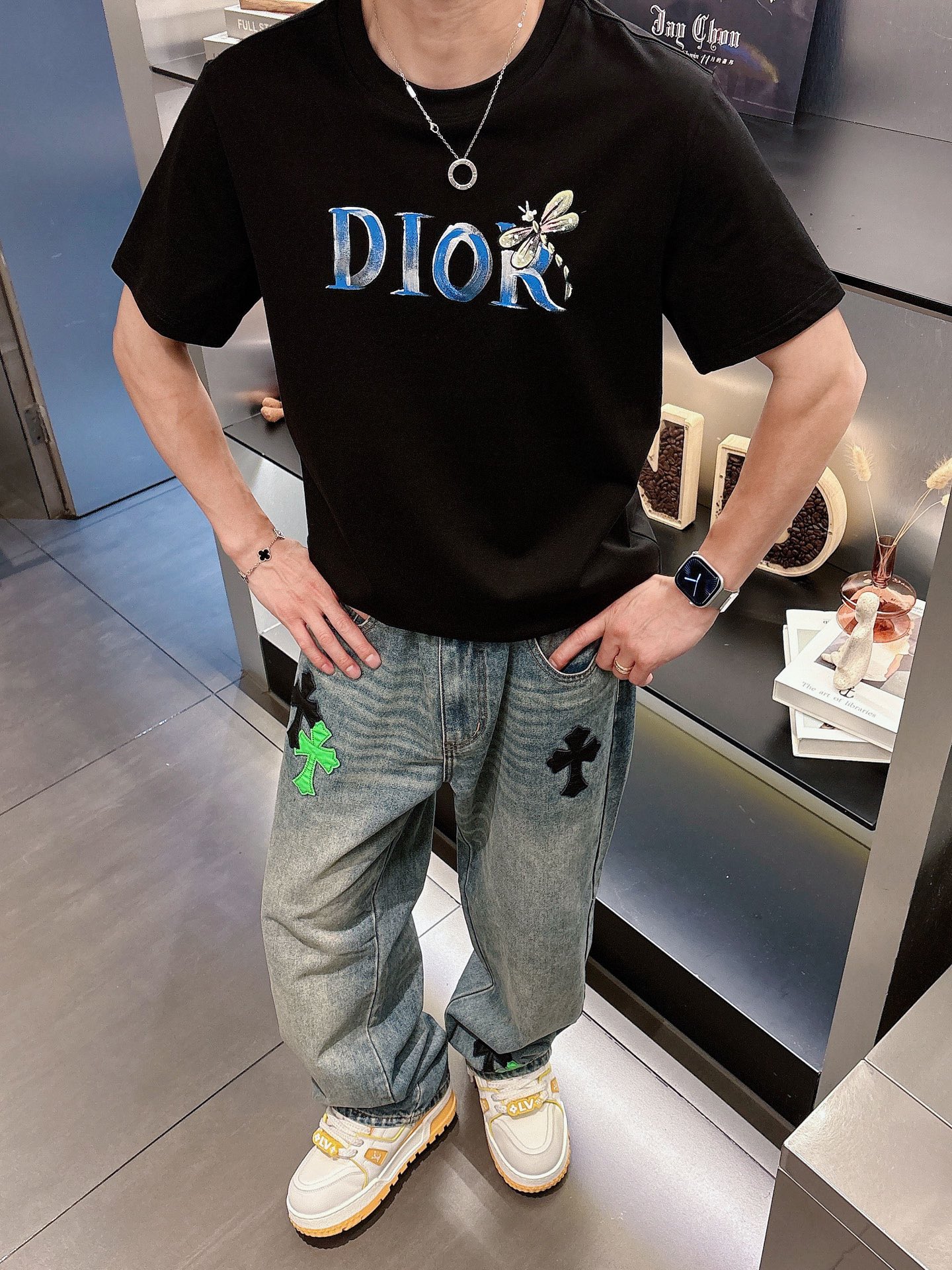 Dior Male Basic Clothing Black S-m-l-xl
