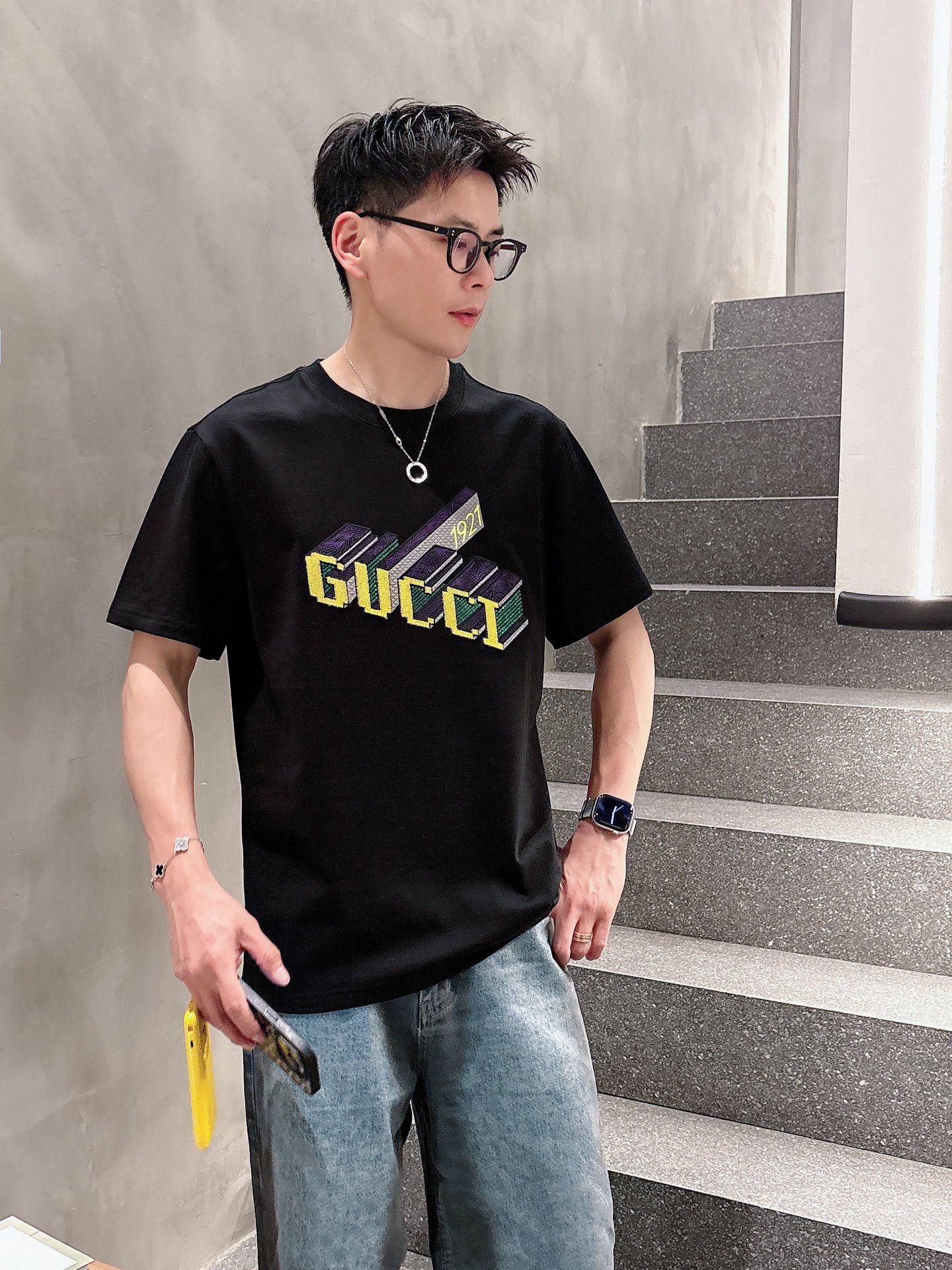 Gucci Male Basic Clothing Black S-m-l-xl