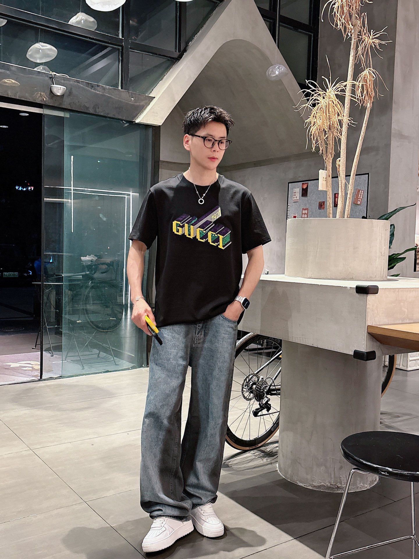 Gucci Male Basic Clothing Black S-m-l-xl