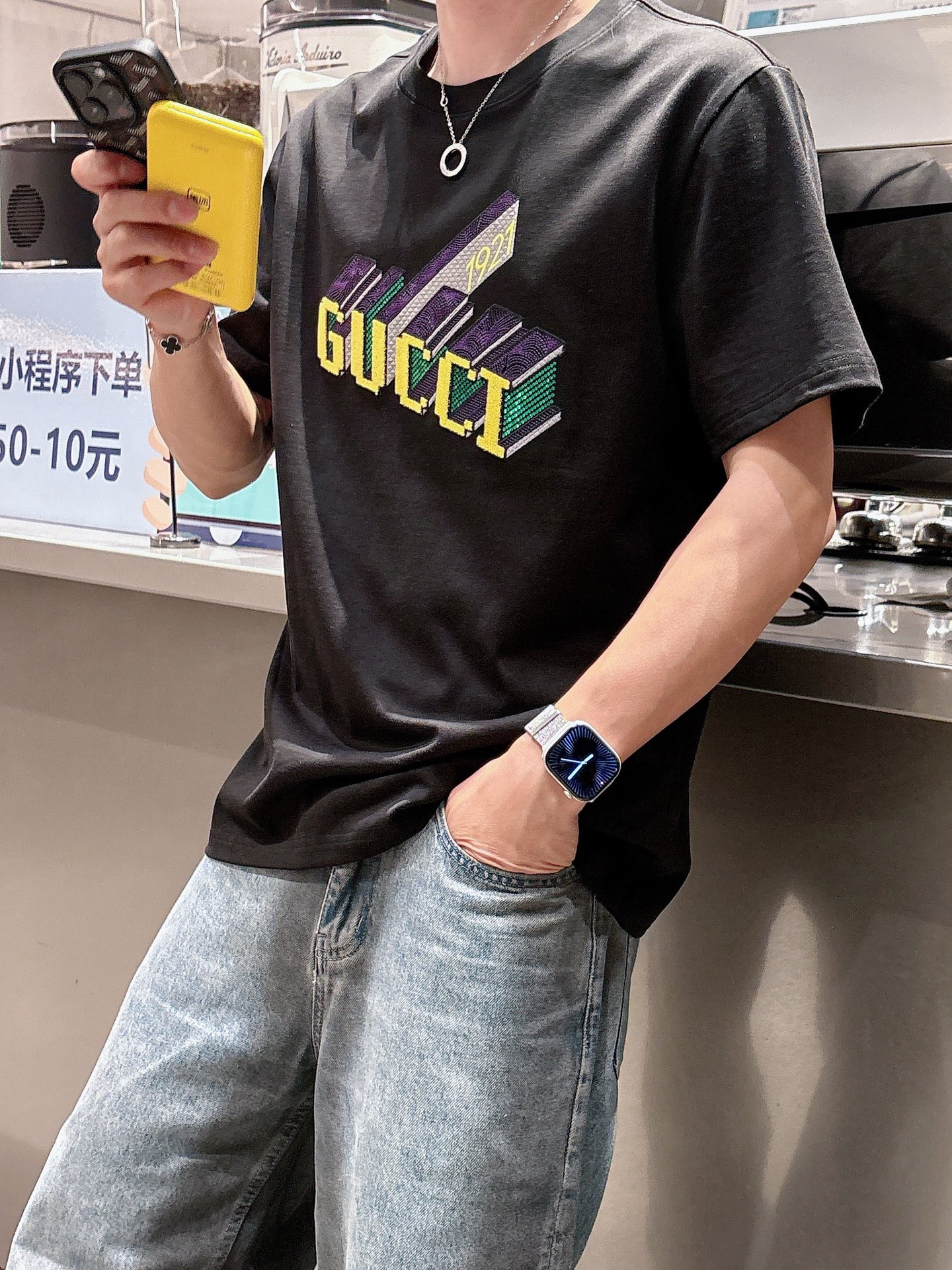 Gucci Male Basic Clothing Black S-m-l-xl