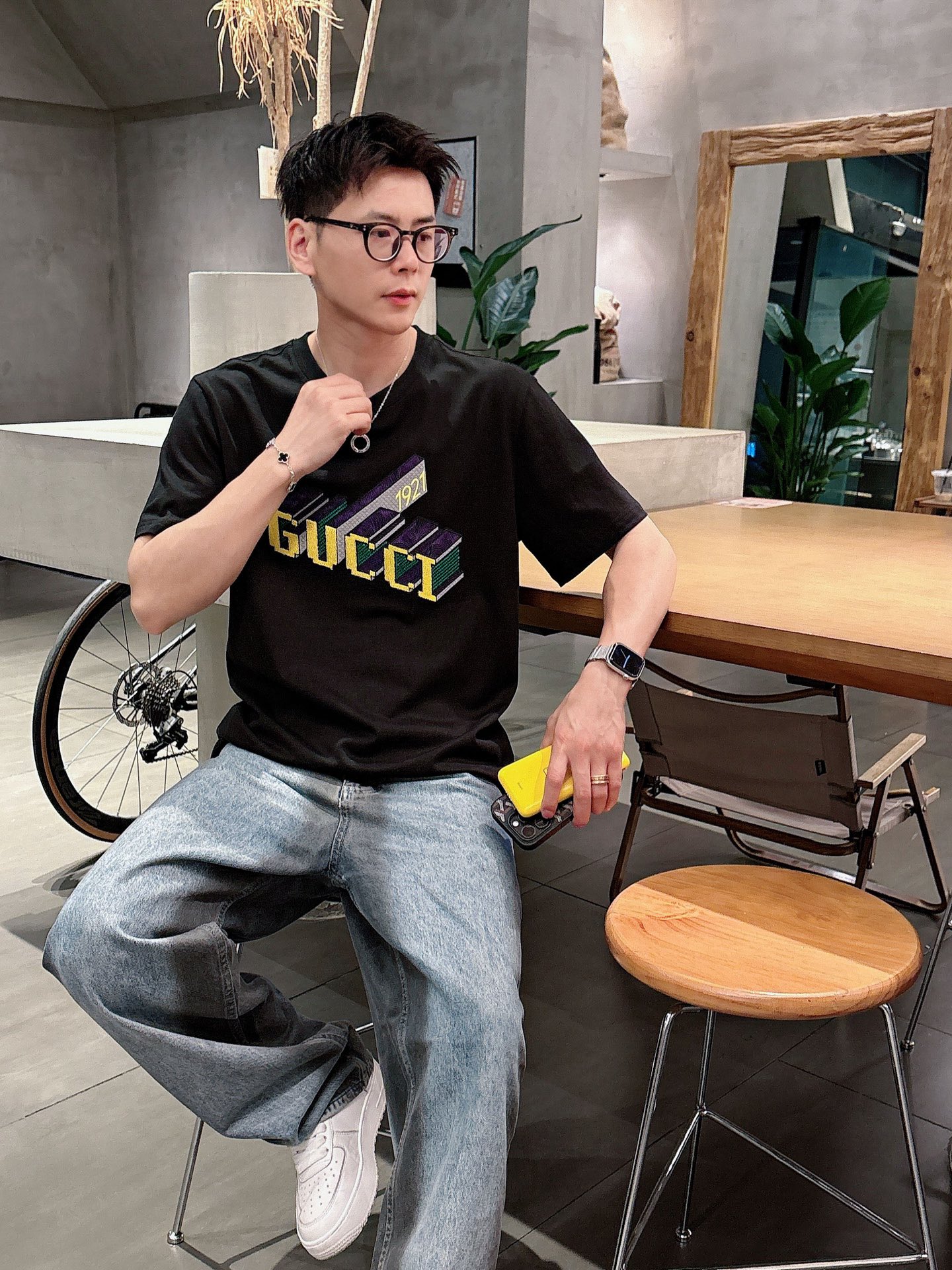 Gucci Male Basic Clothing Black S-m-l-xl
