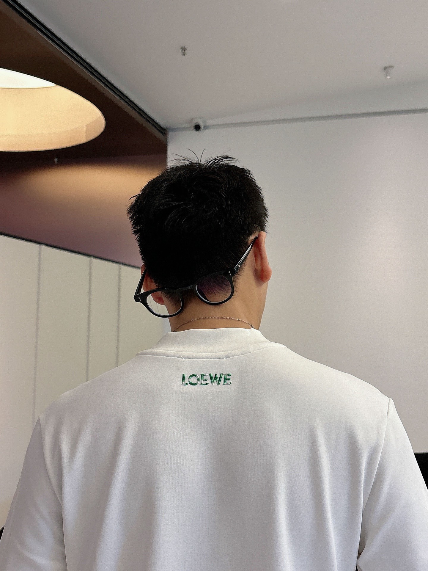 Loewe Male Basic Clothing Cotton Black Fleece Lined S-m-l-xl