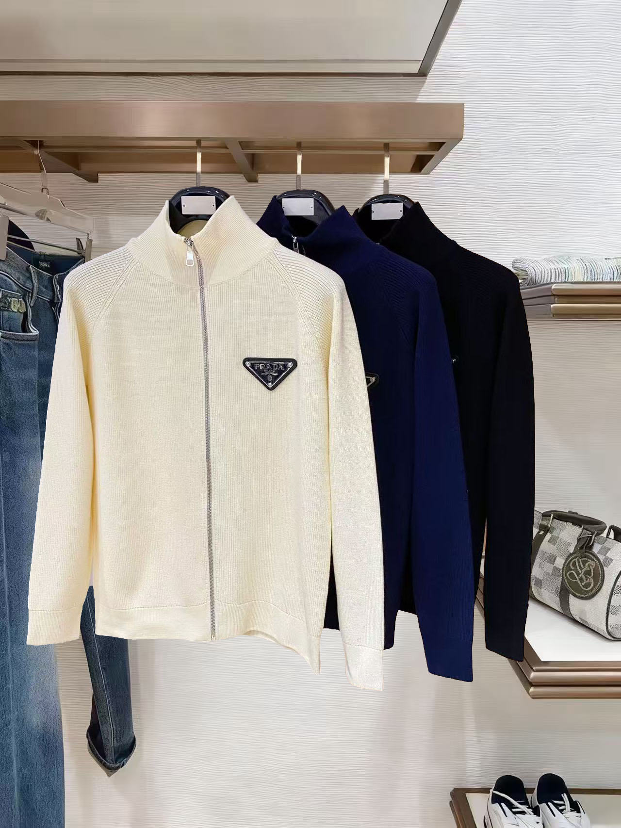 Prada Basic Clothing Wool M-xl