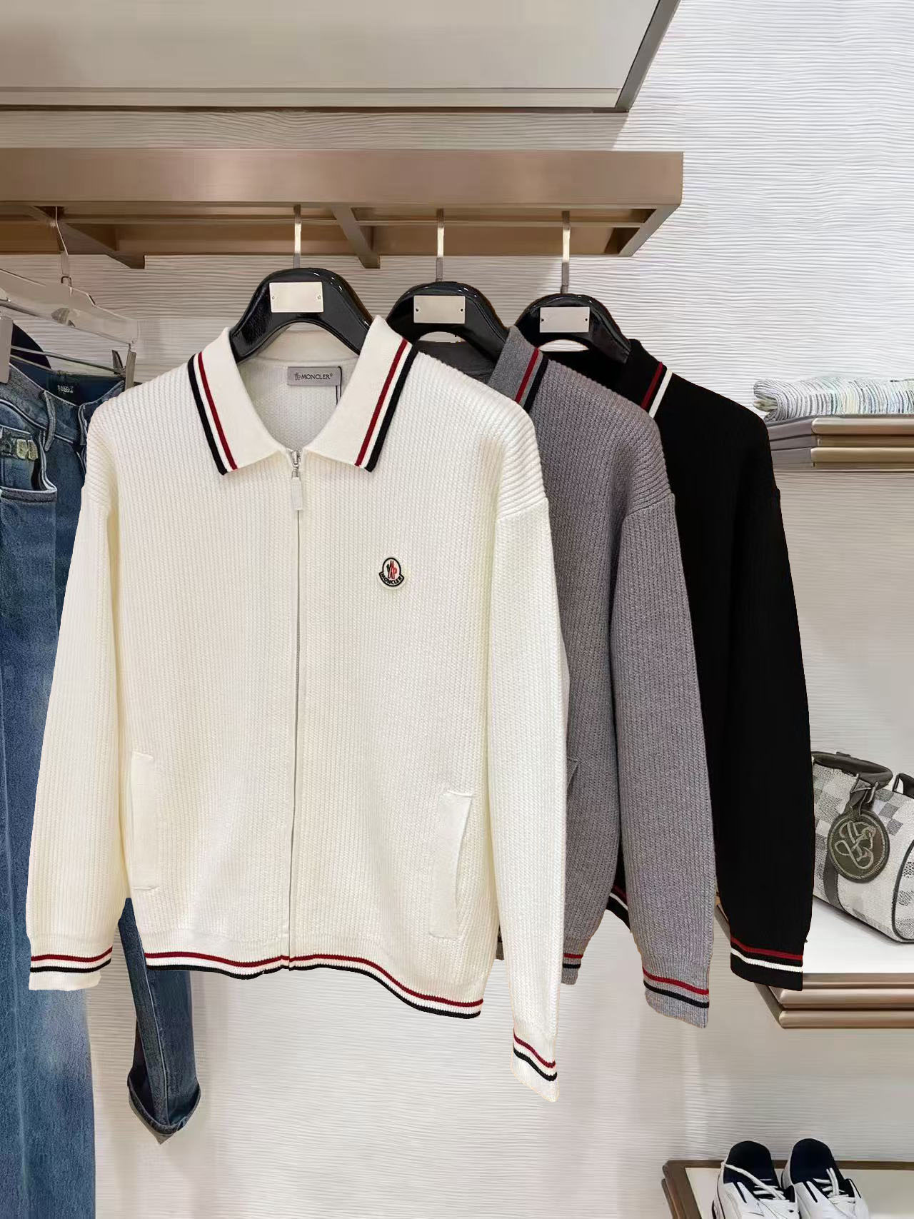 Moncler Basic Clothing Wool M-l-xl