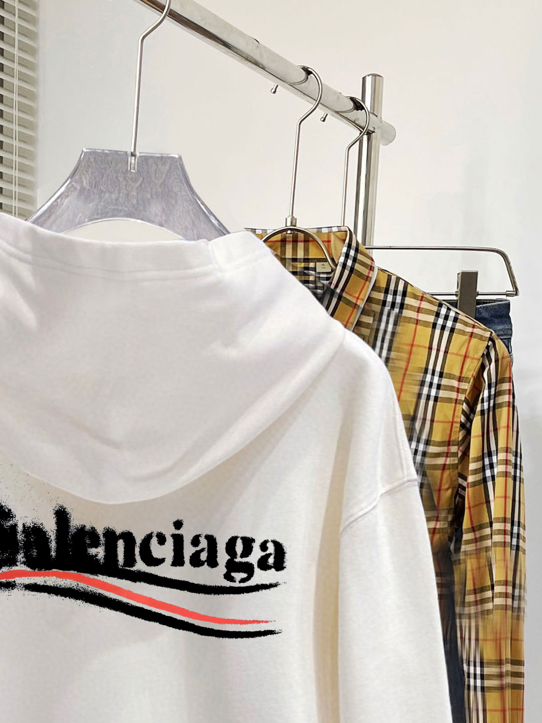 Balenciaga Couple Hoodie Cotton Printed M-l-xl-xxl-xxxl