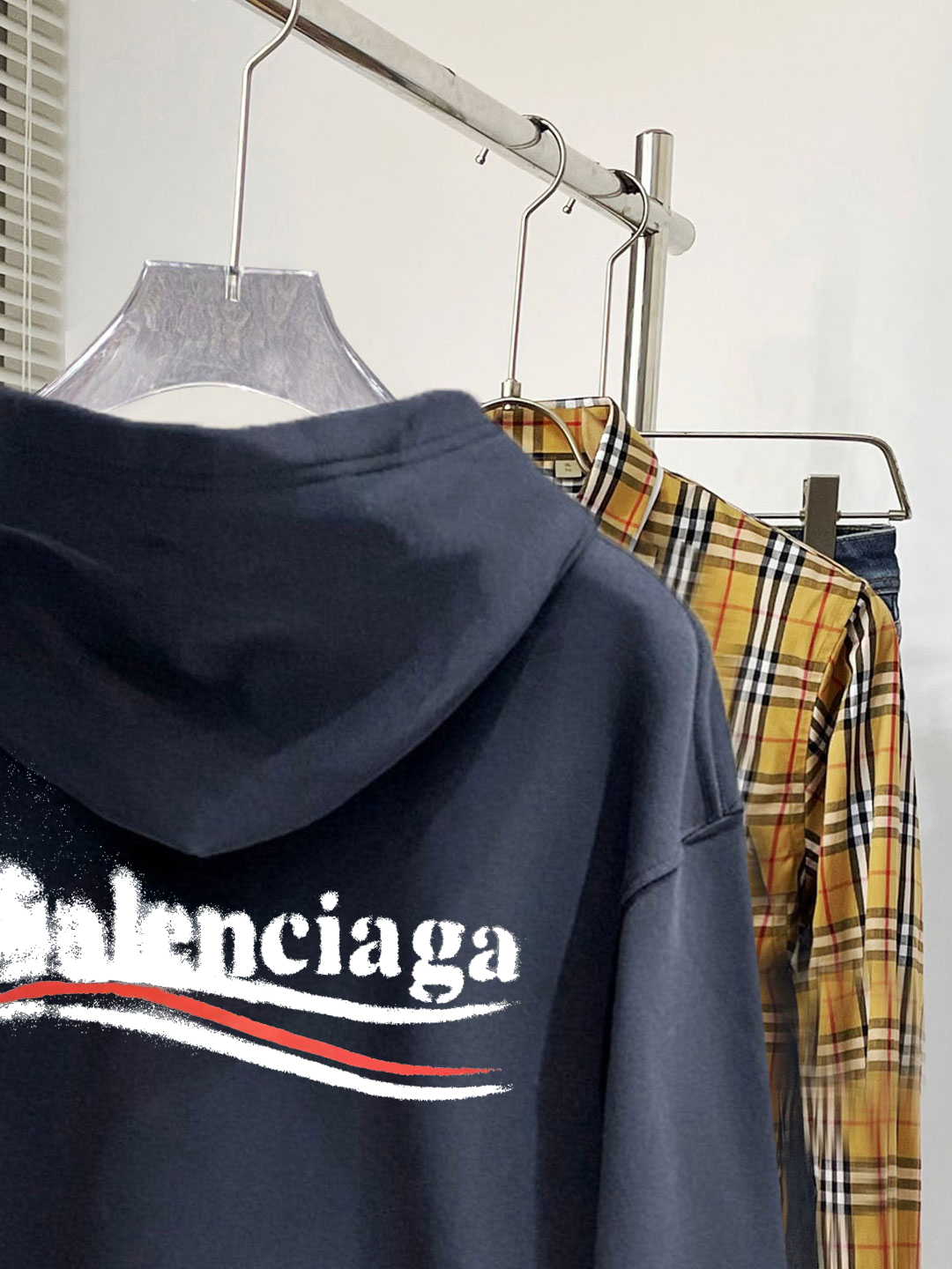 Balenciaga Couple Hoodie Cotton Printed M-l-xl-xxl-xxxl