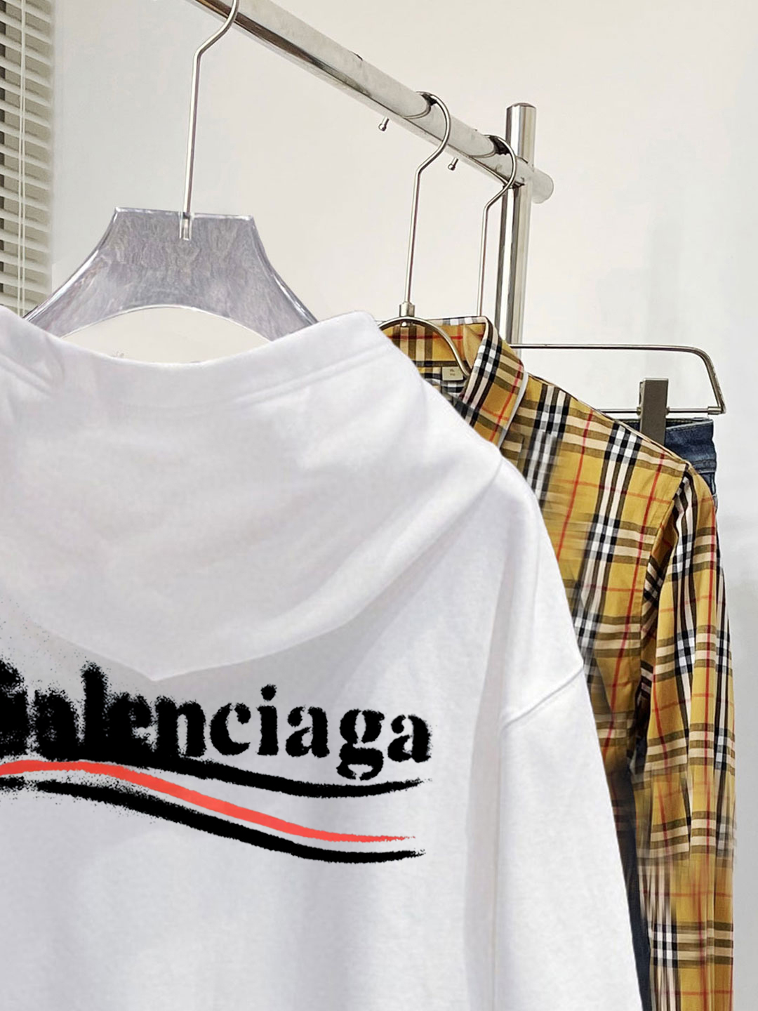 Balenciaga Couple Hoodie Cotton Printed M-l-xl-xxl-xxxl